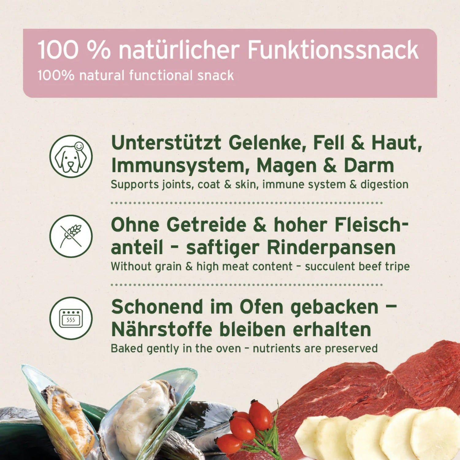 AniForte 4in1 - Snack für Hunde - Woofshack