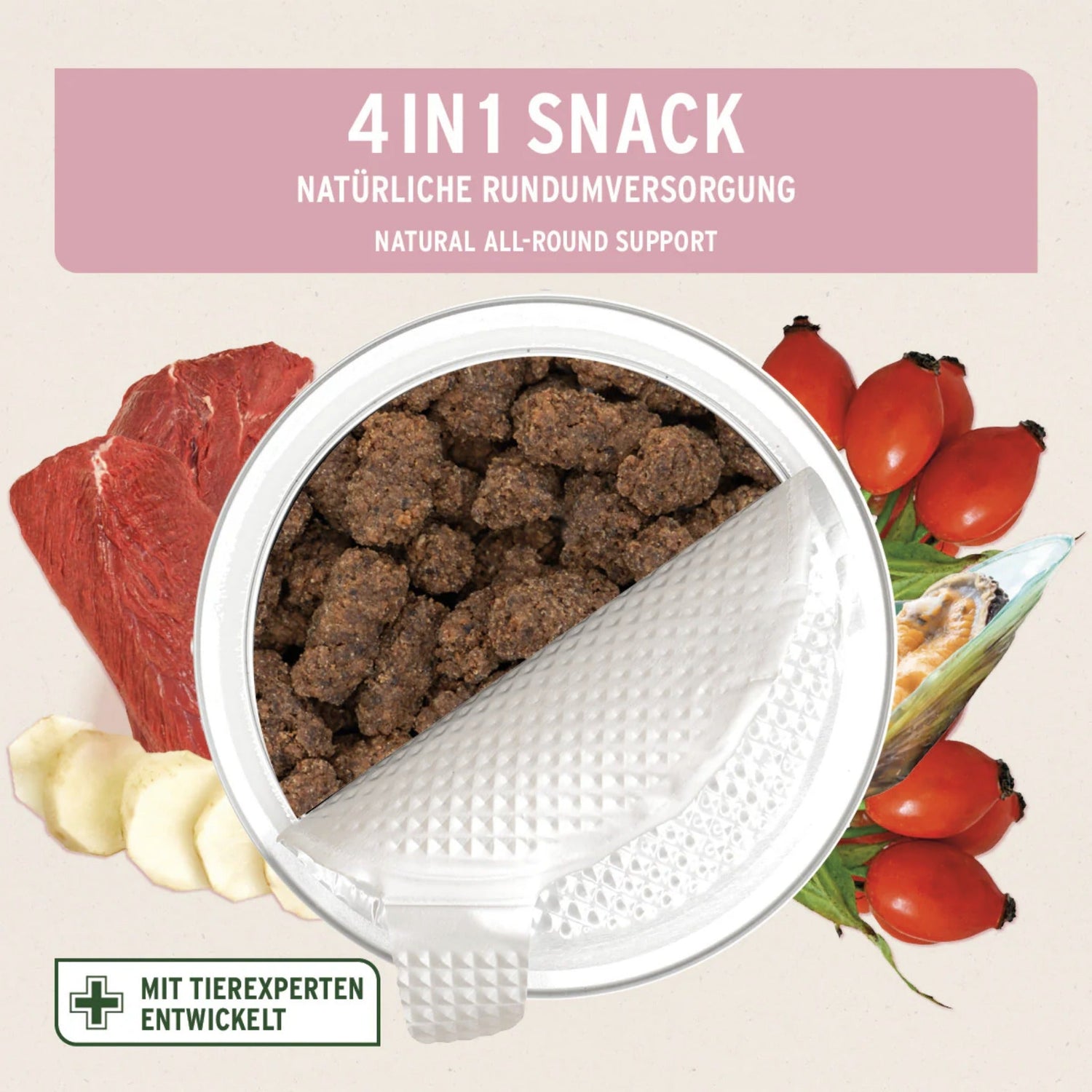 AniForte 4in1 - Snack für Hunde - Woofshack