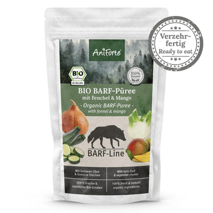 AniForte BIO BARF - Püree mit Fenchel &amp; Mango für Hunde - Woofshack