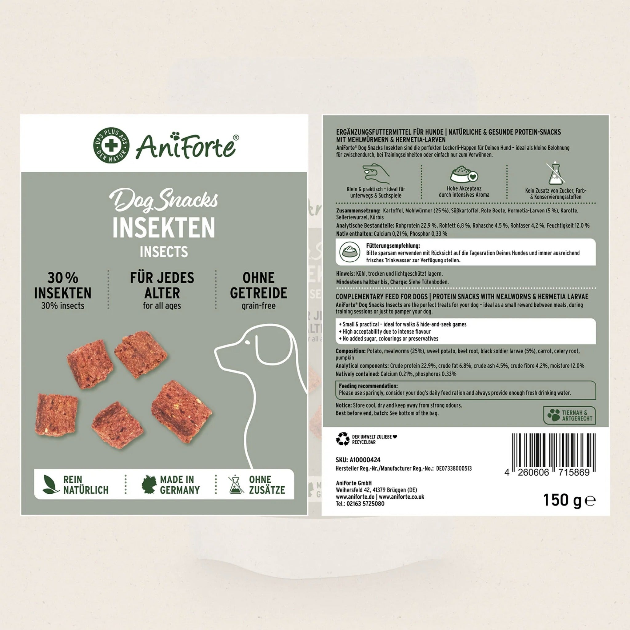 AniForte insect dog snacks