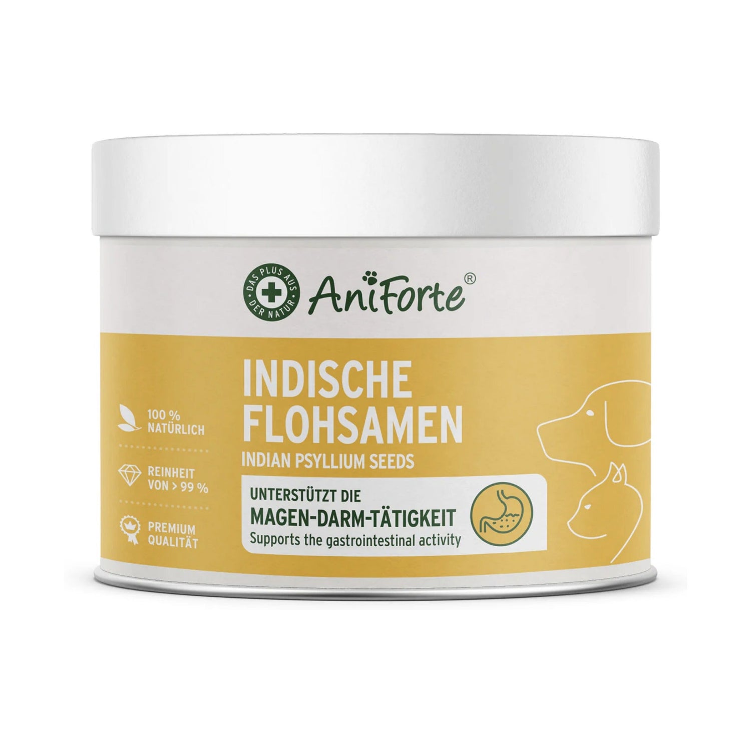 AniForte Indische Flohsamen für Hunde - Woofshack