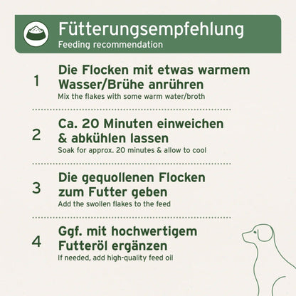 AniForte Karotten - Möhrenflocken für Hunde - Woofshack