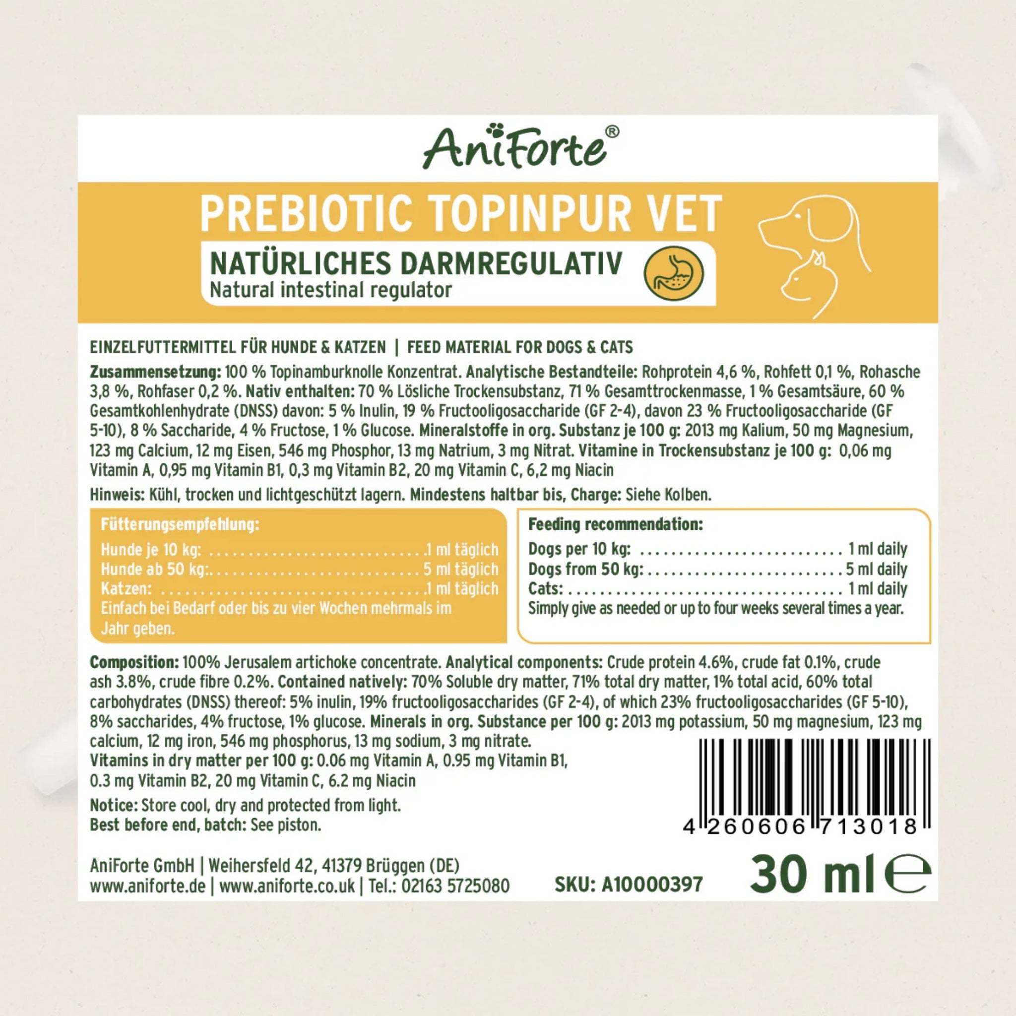 AniForte Prebiotic TopinPur VET for dogs