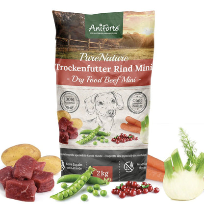 AniForte Rind Mini Hunde Trockenfutter - Woofshack