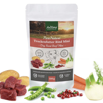 AniForte Rind Mini Hunde Trockenfutter - Woofshack