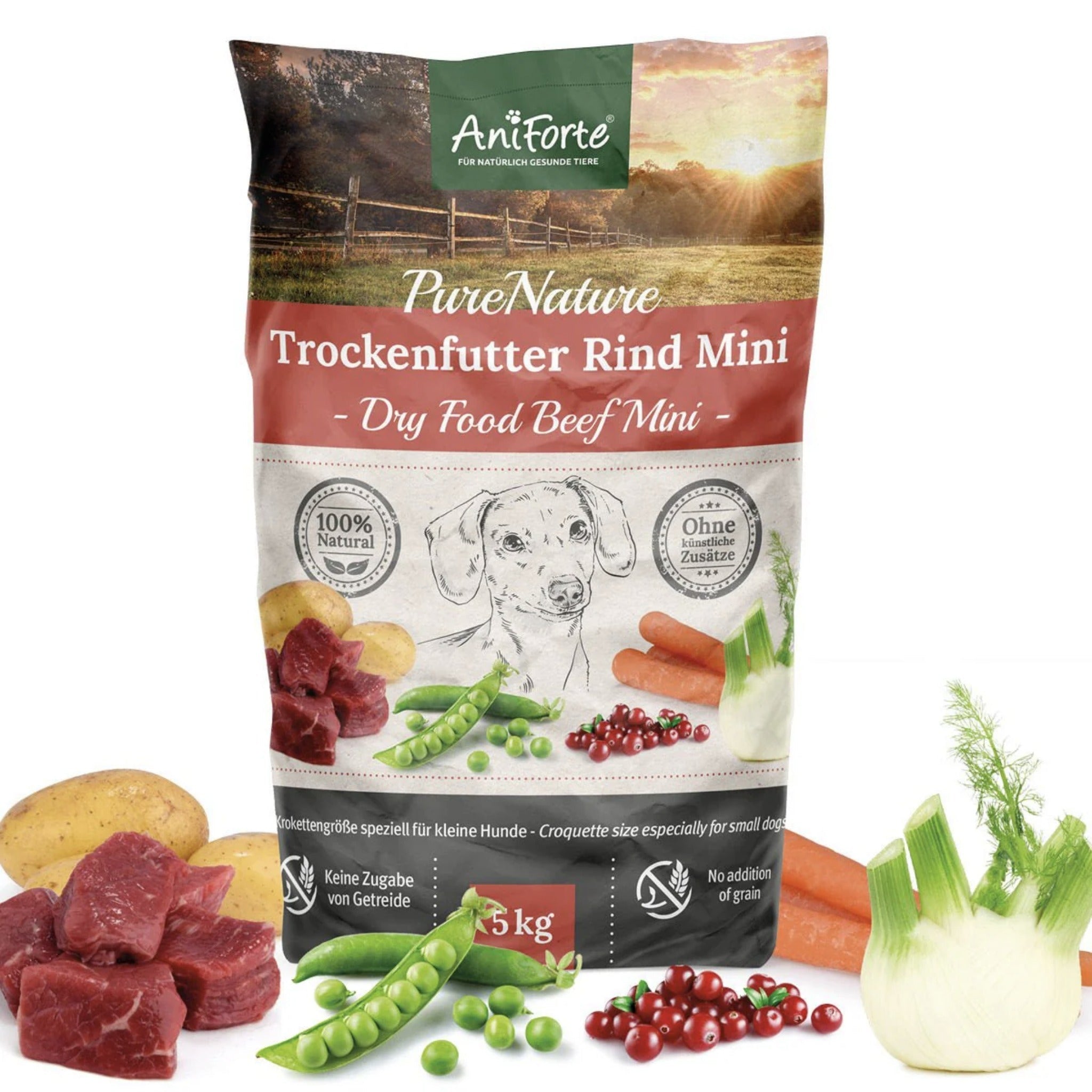 AniForte Rind Mini Hunde Trockenfutter - Woofshack