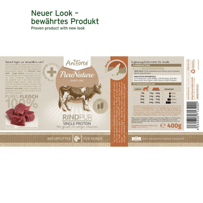 AniForte Rind Pur Hunde Nassfutter - Woofshack