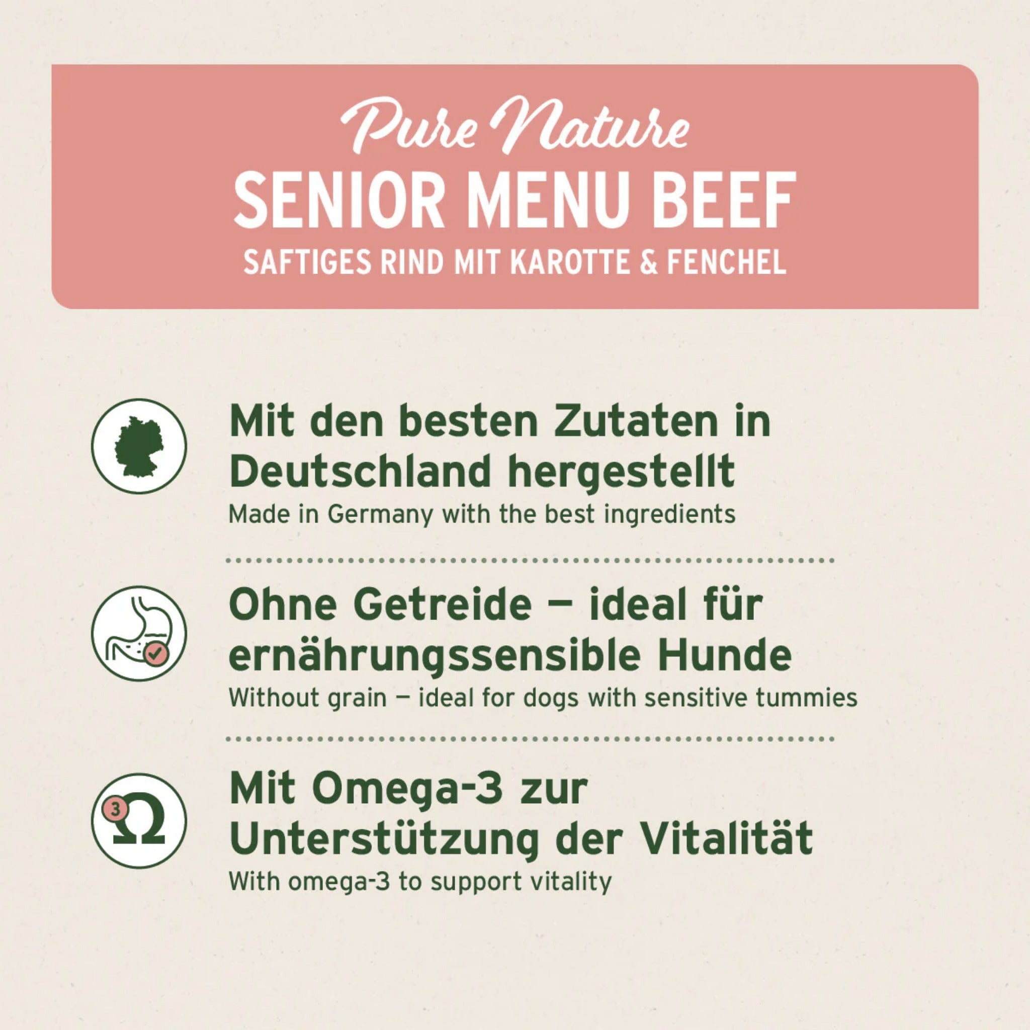 AniForte Senior Menu Beef Hunde Nassfutter - Woofshack