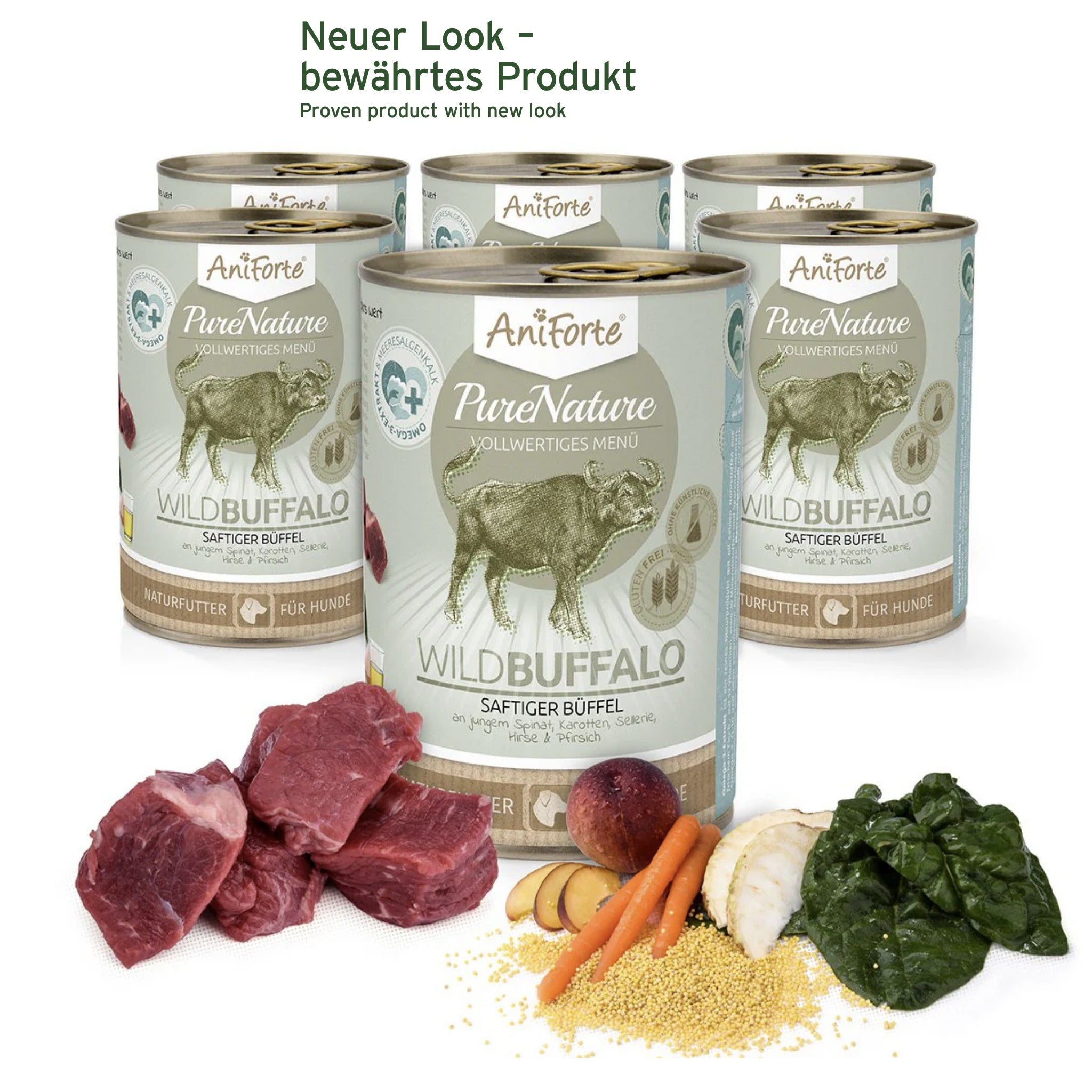 AniForte Wild Buffalo Hunde Nassfutter - Woofshack