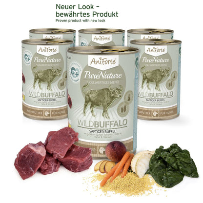 AniForte Wild Buffalo Hunde Nassfutter - Woofshack