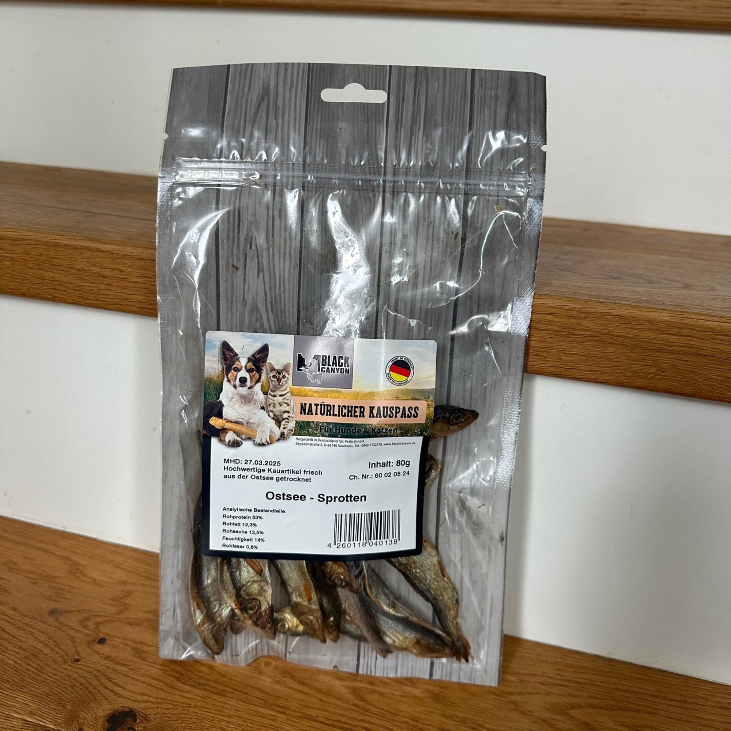 Black Canyon Ostsee Sprotten, Hunde Kausnack - Woofshack