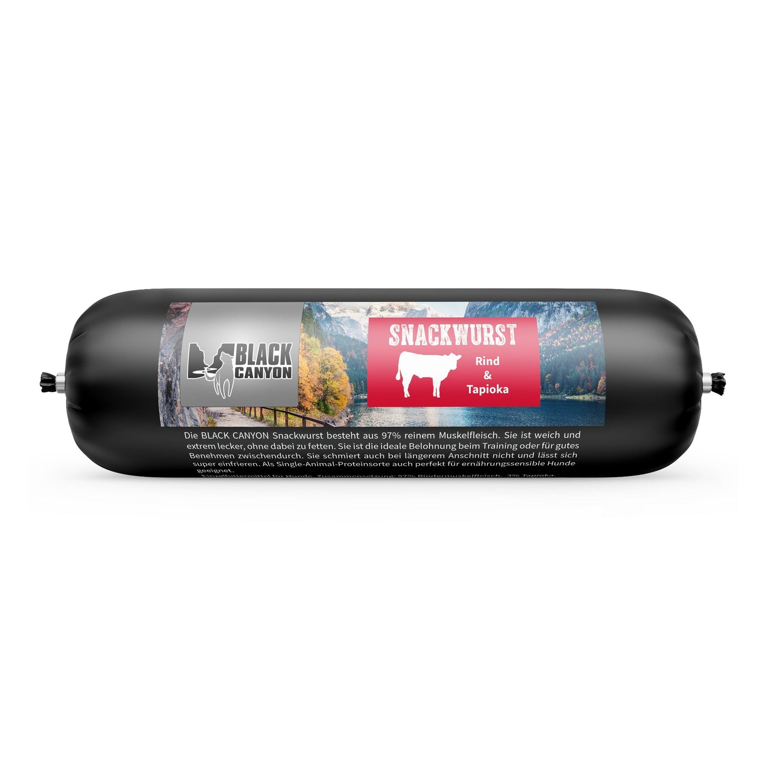 Black Canyon Snackwurst Rind, Hundesnack - Woofshack