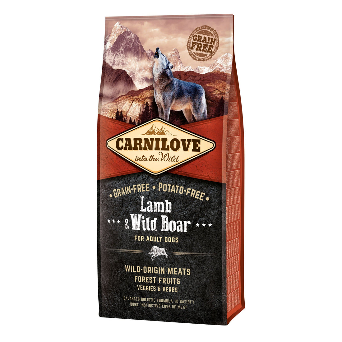 Carnilove Dog Adult Trockenfutter, Lamb &amp; Wild Boar - Woofshack