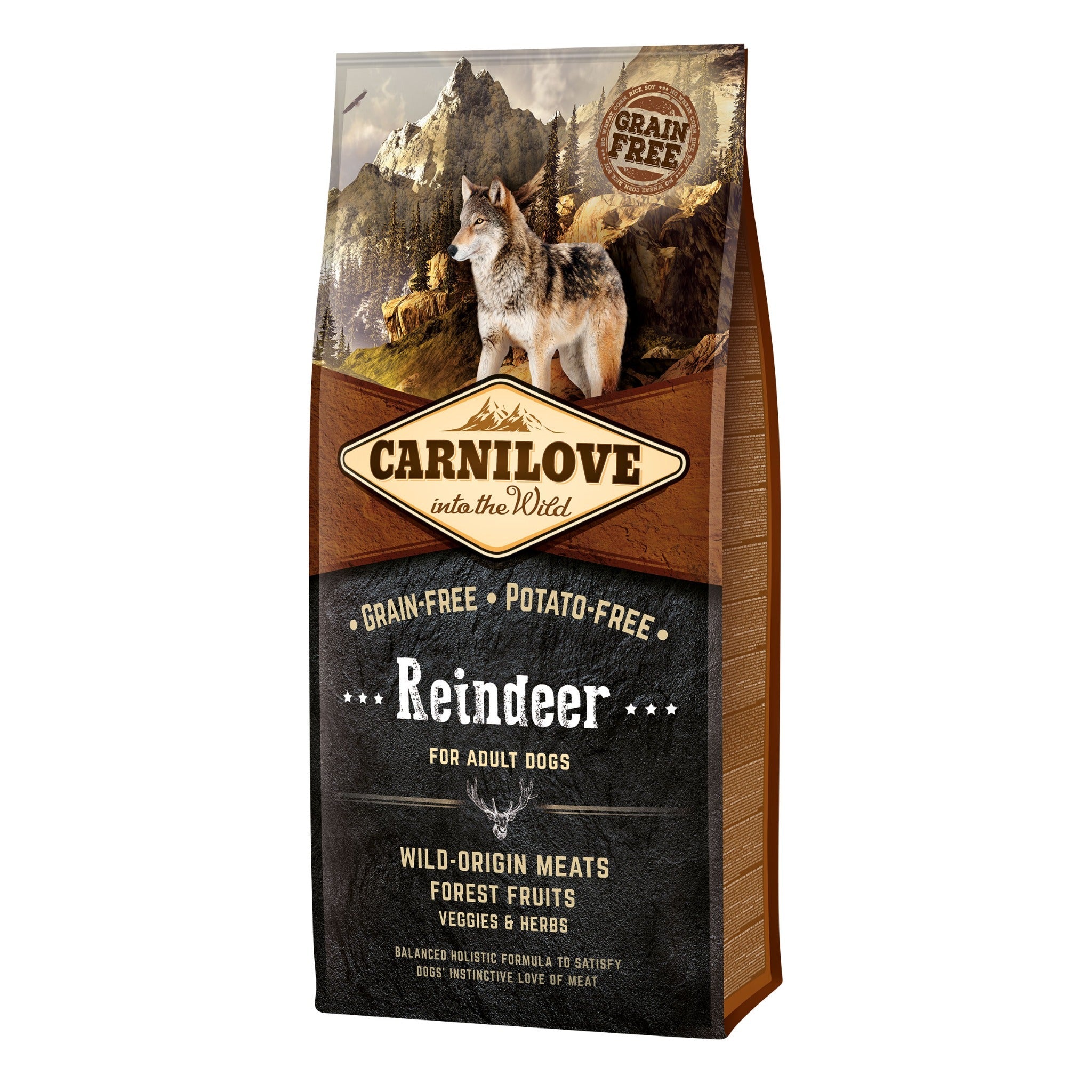 Carnilove Dog Adult Trockenfutter, Reindeer - Woofshack