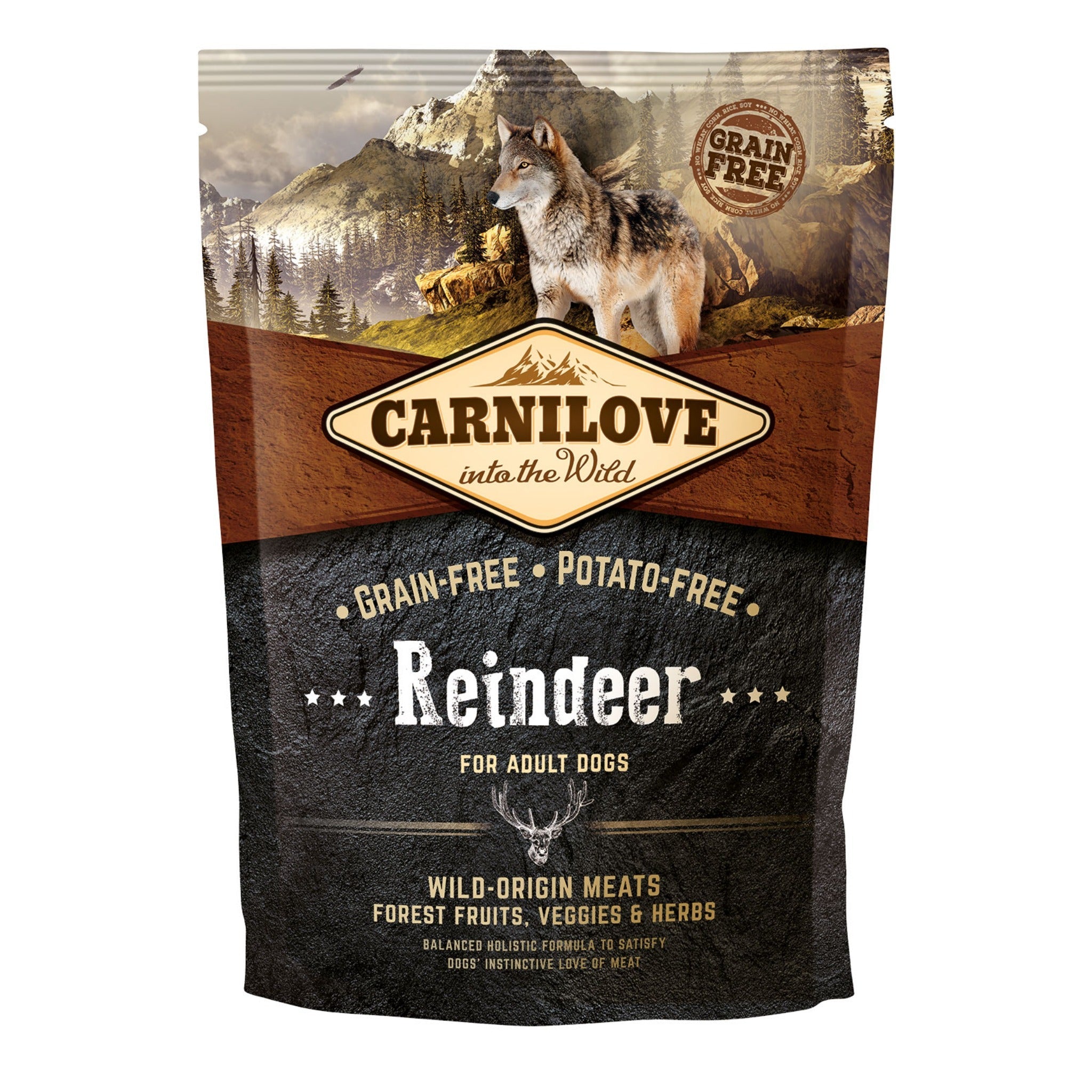 Carnilove Dog Adult Trockenfutter, Reindeer - Woofshack