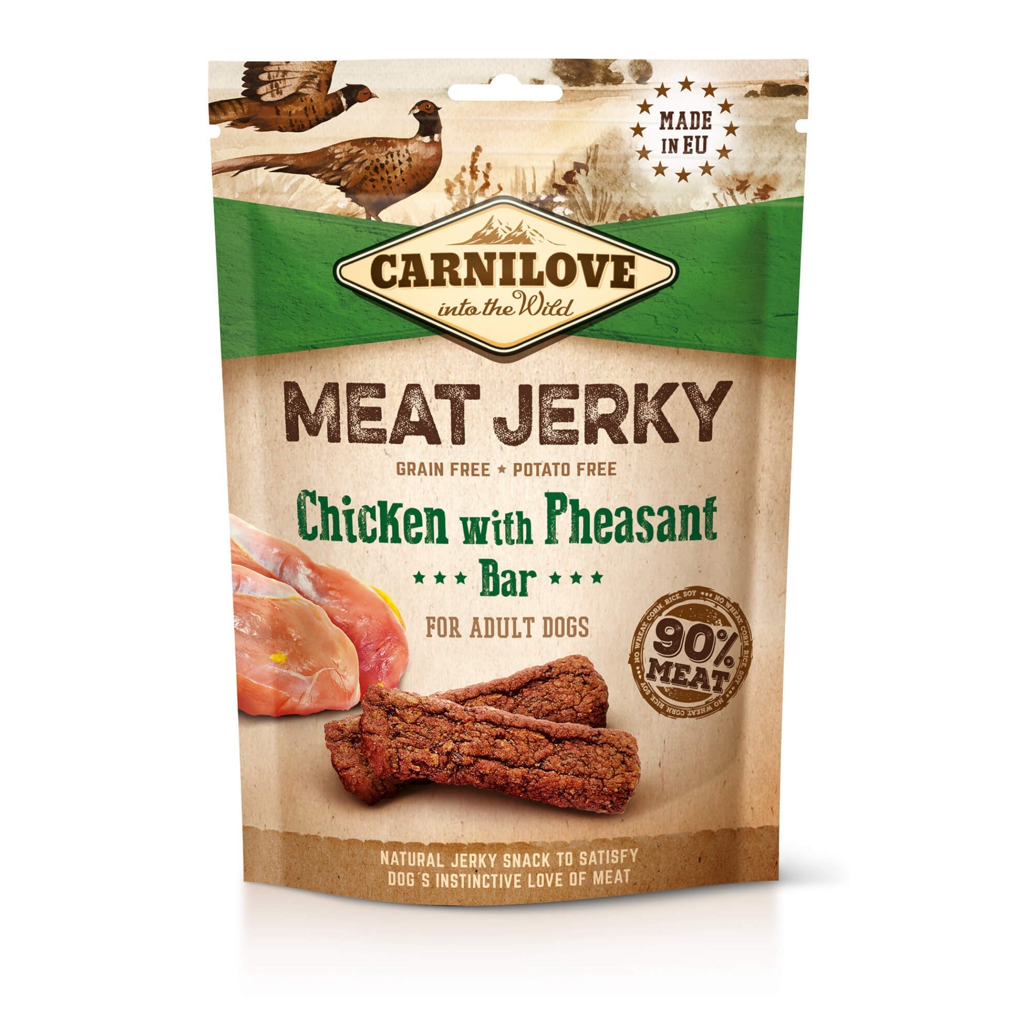 Carnilove Meat Jerky Chicken with Pheasant Bar - Hundesnack - Woofshack