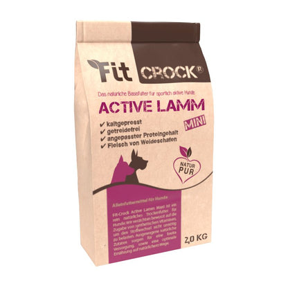 cdVet Fit-Crock Active Lamm Mini - Kaltgepresst - Woofshack