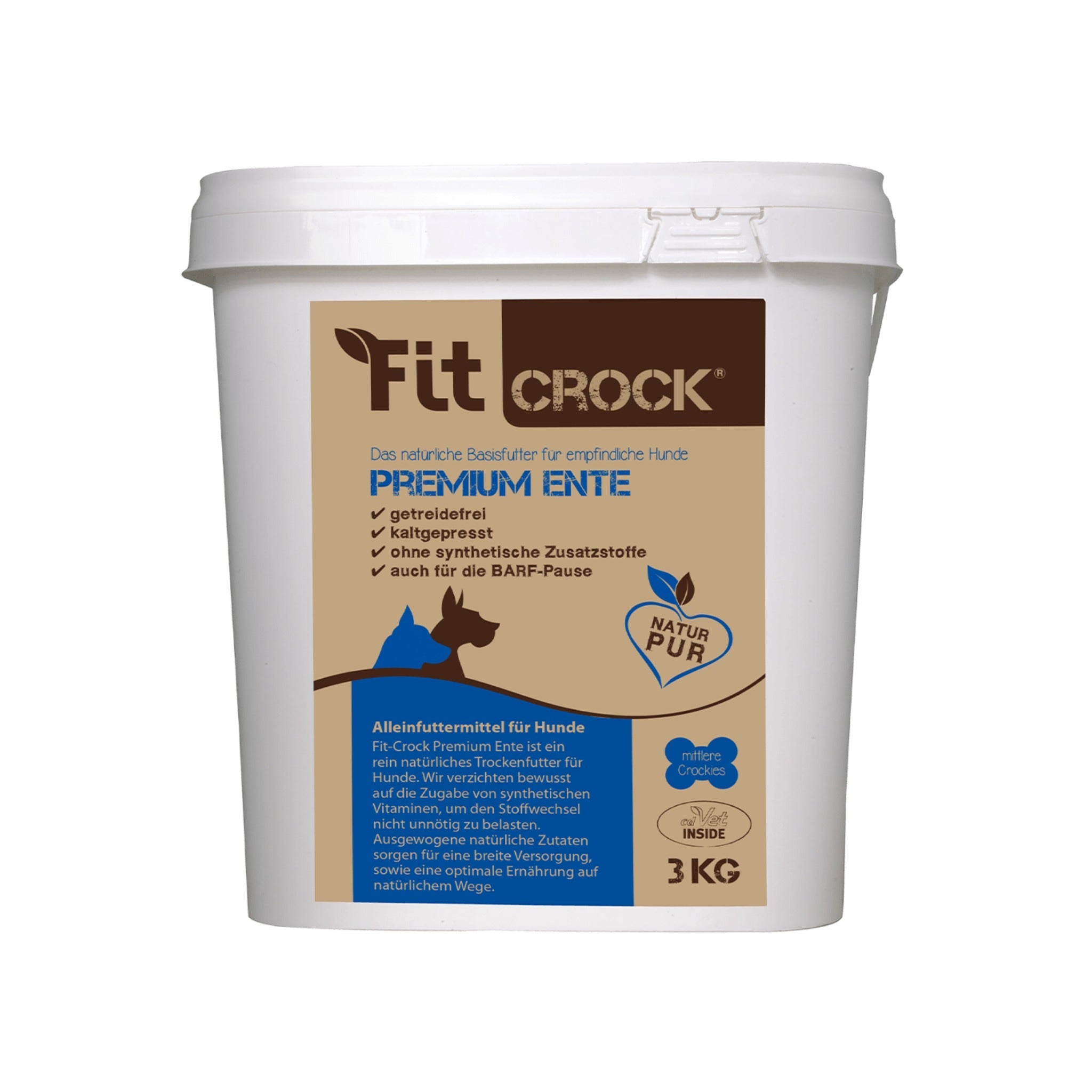 cdVet Fit-Crock Premium Ente - Kaltgepresst - Woofshack