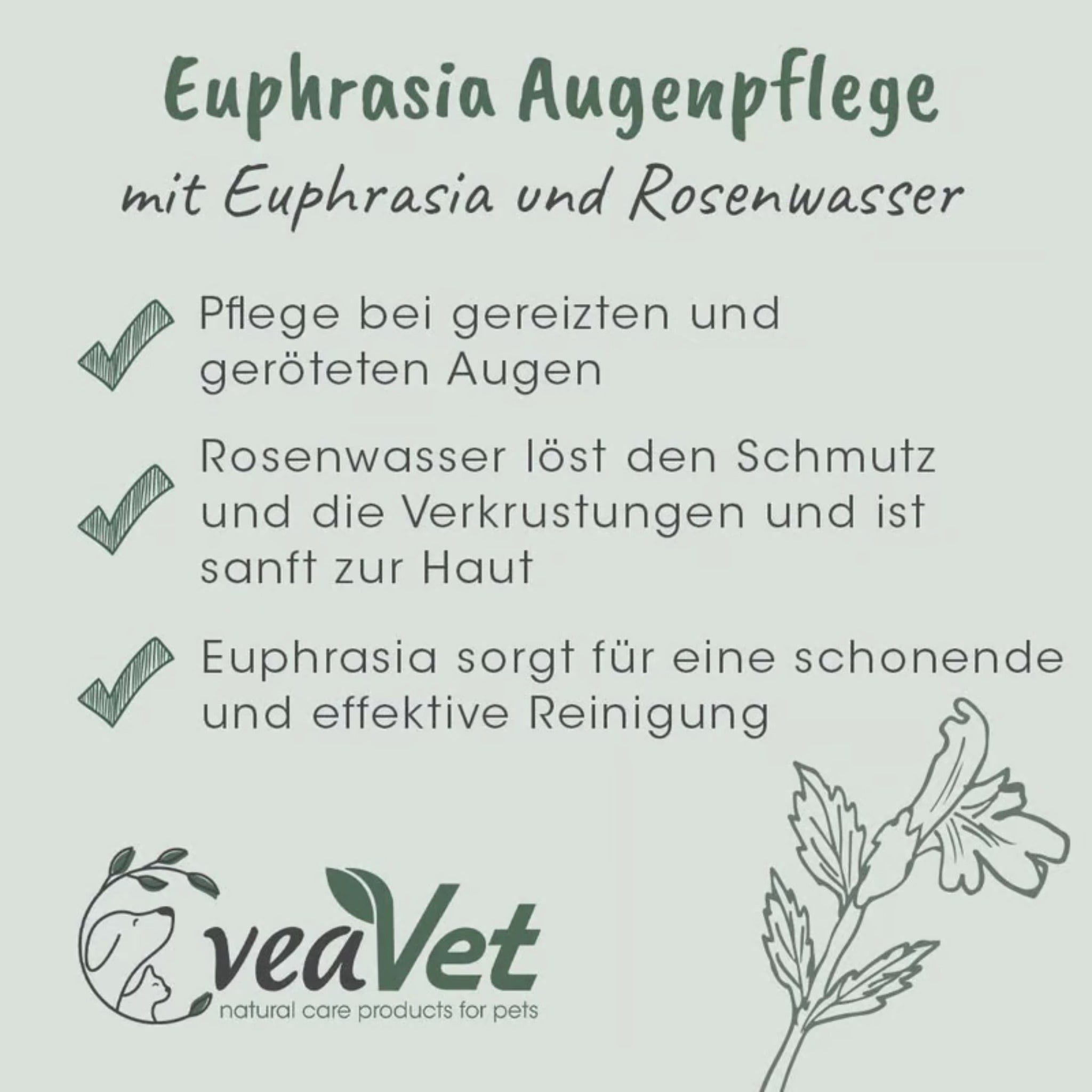 cdVet VeaVet Euphrasia Augenpflege für Hunde - Woofshack