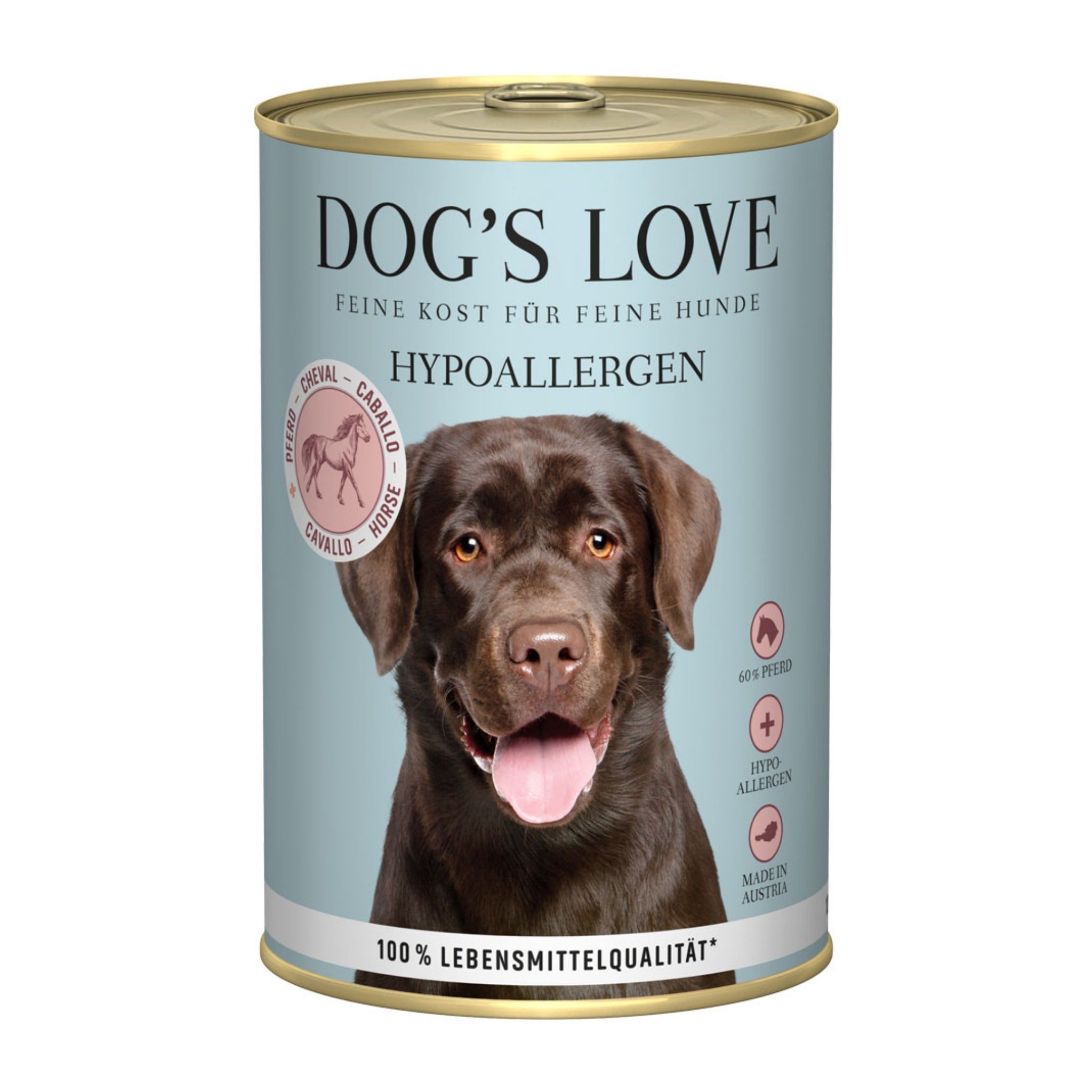 Dog s Love Hypo Horse hypoallergenic wet dog food 6x 400 g