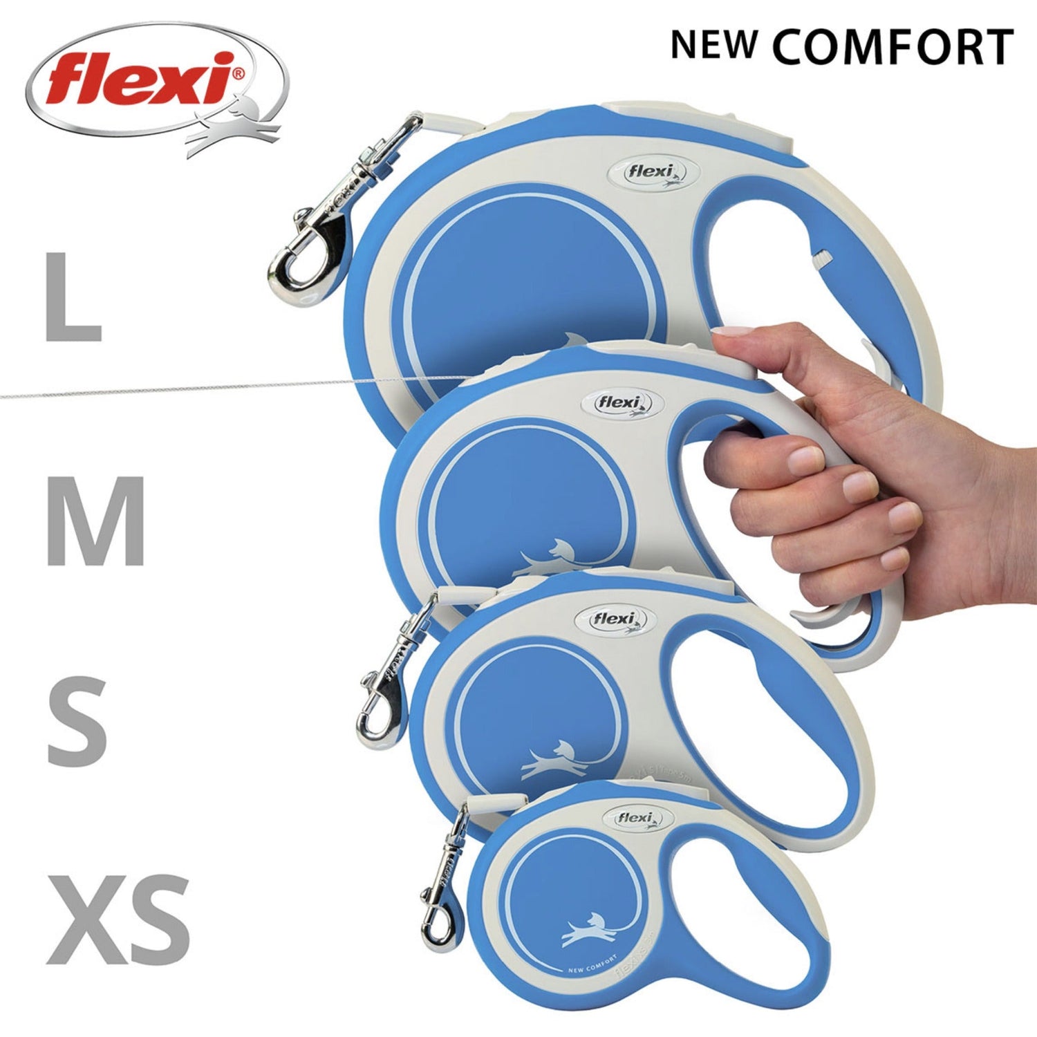 Flexi New Comfort Gurtleine, Hundeleine - Woofshack