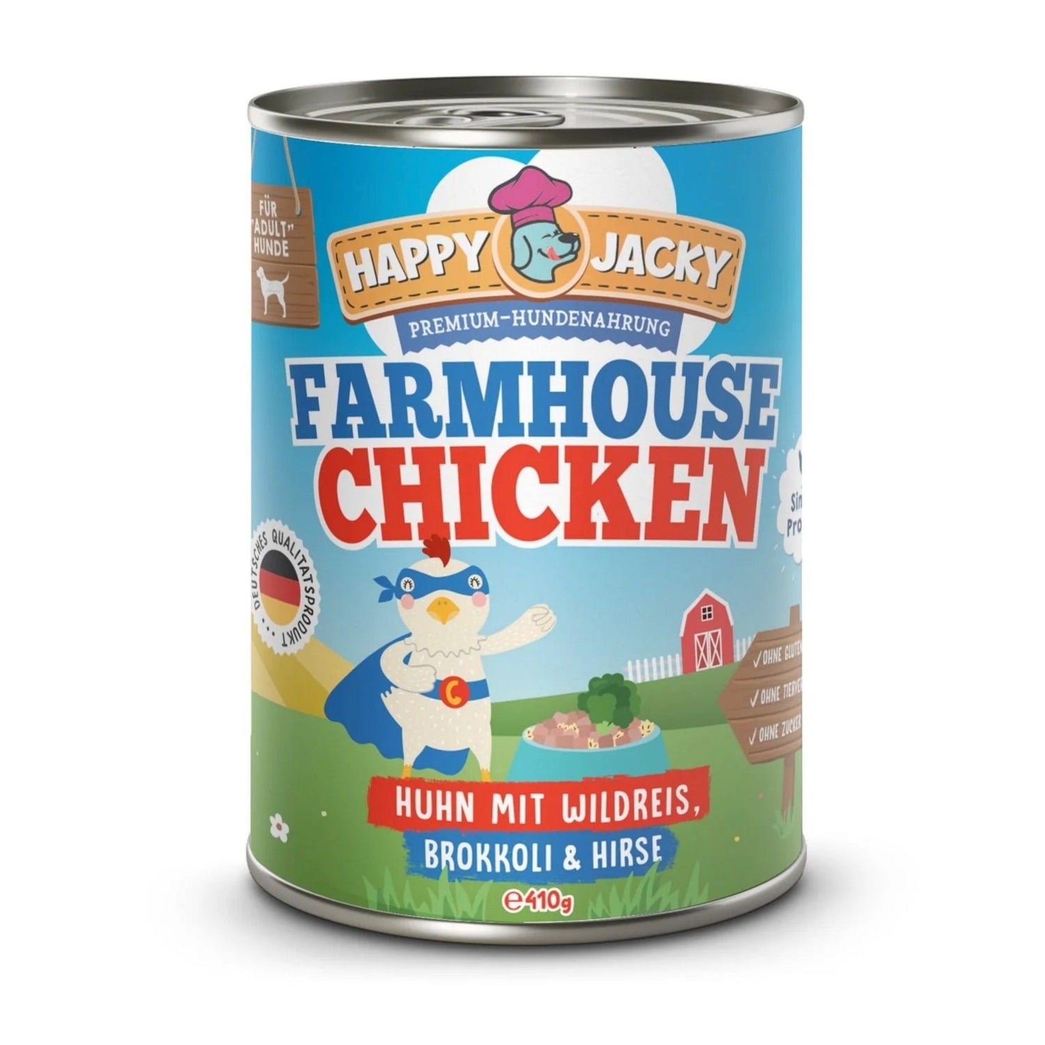 Happy Jacky Farmhouse Chicken - Hunde Nassfutter - Woofshack