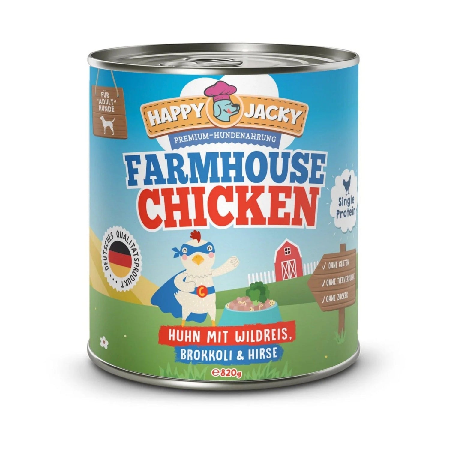 Happy Jacky Farmhouse Chicken - Hunde Nassfutter - Woofshack