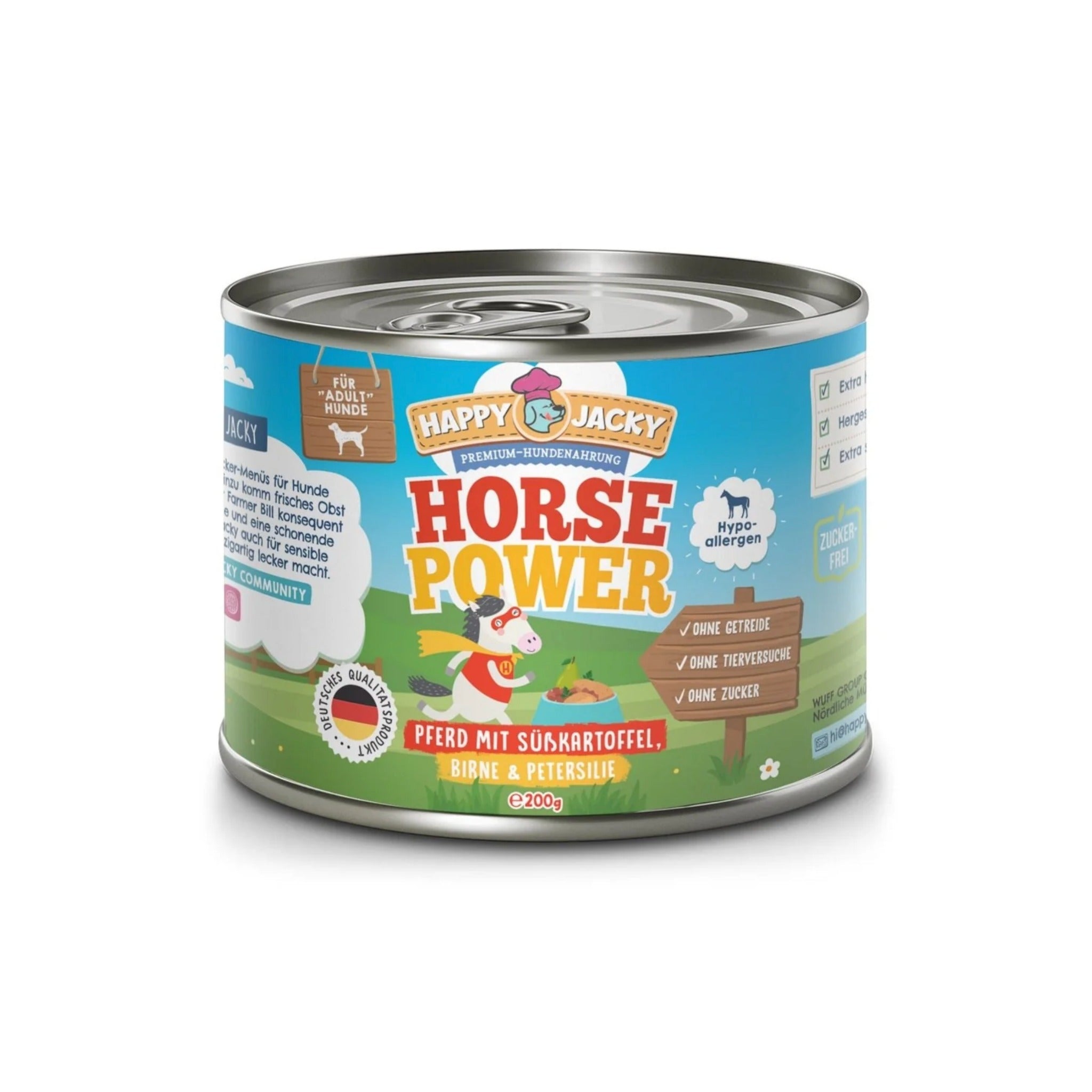 Happy Jacky Horse Power - Hunde Nassfutter - Woofshack