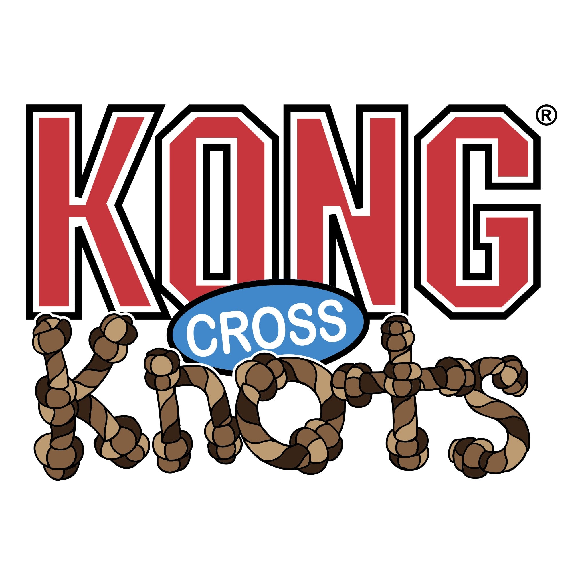 Kong Cross Knots Monkey, Hundespielzeug - Woofshack