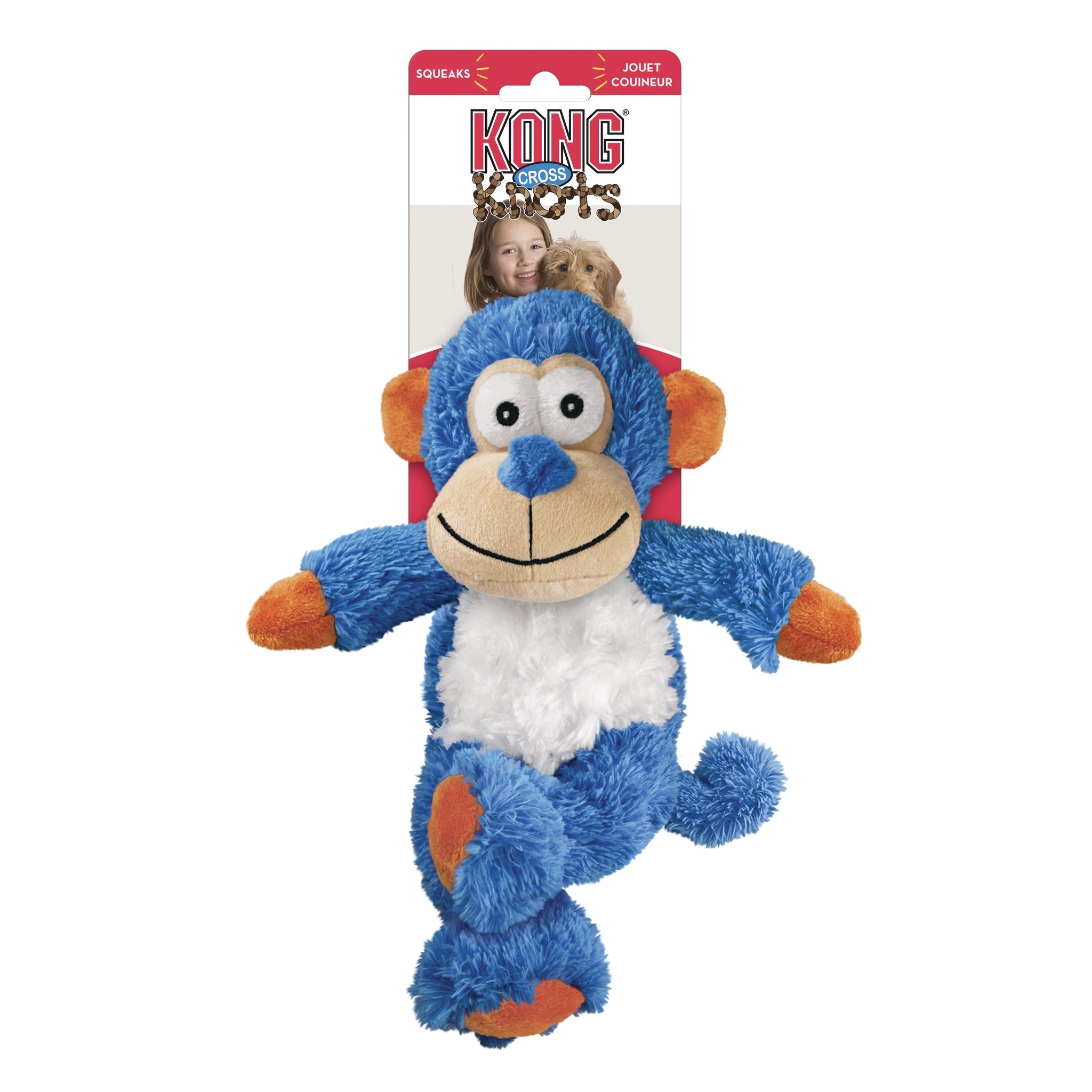 Kong Cross Knots Monkey, Hundespielzeug - Woofshack