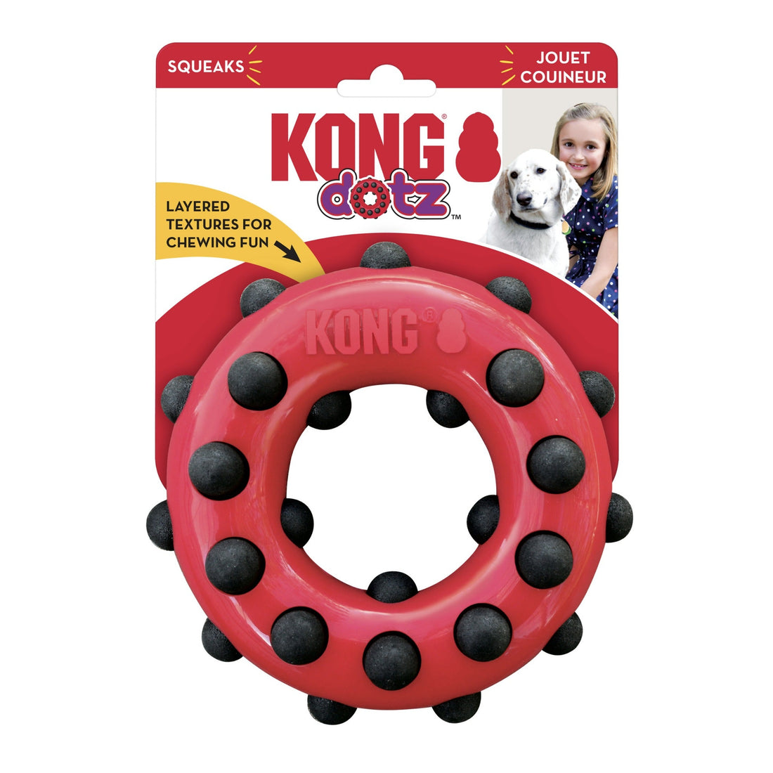 Kong Dotz Circle, Hundespielzeug - Woofshack