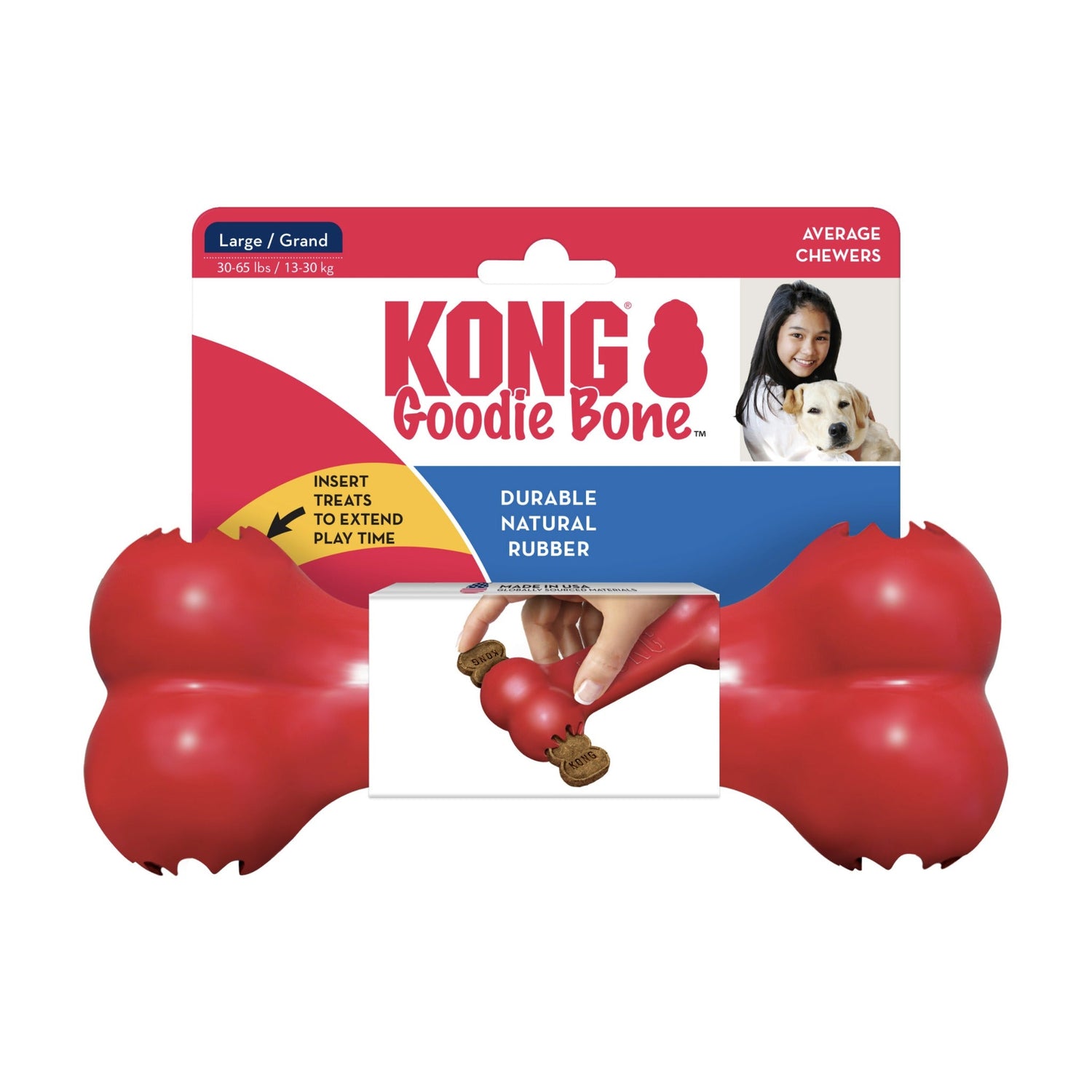 Kong Goodie Bone Kauspielzeug, Hundespielzeug - Woofshack