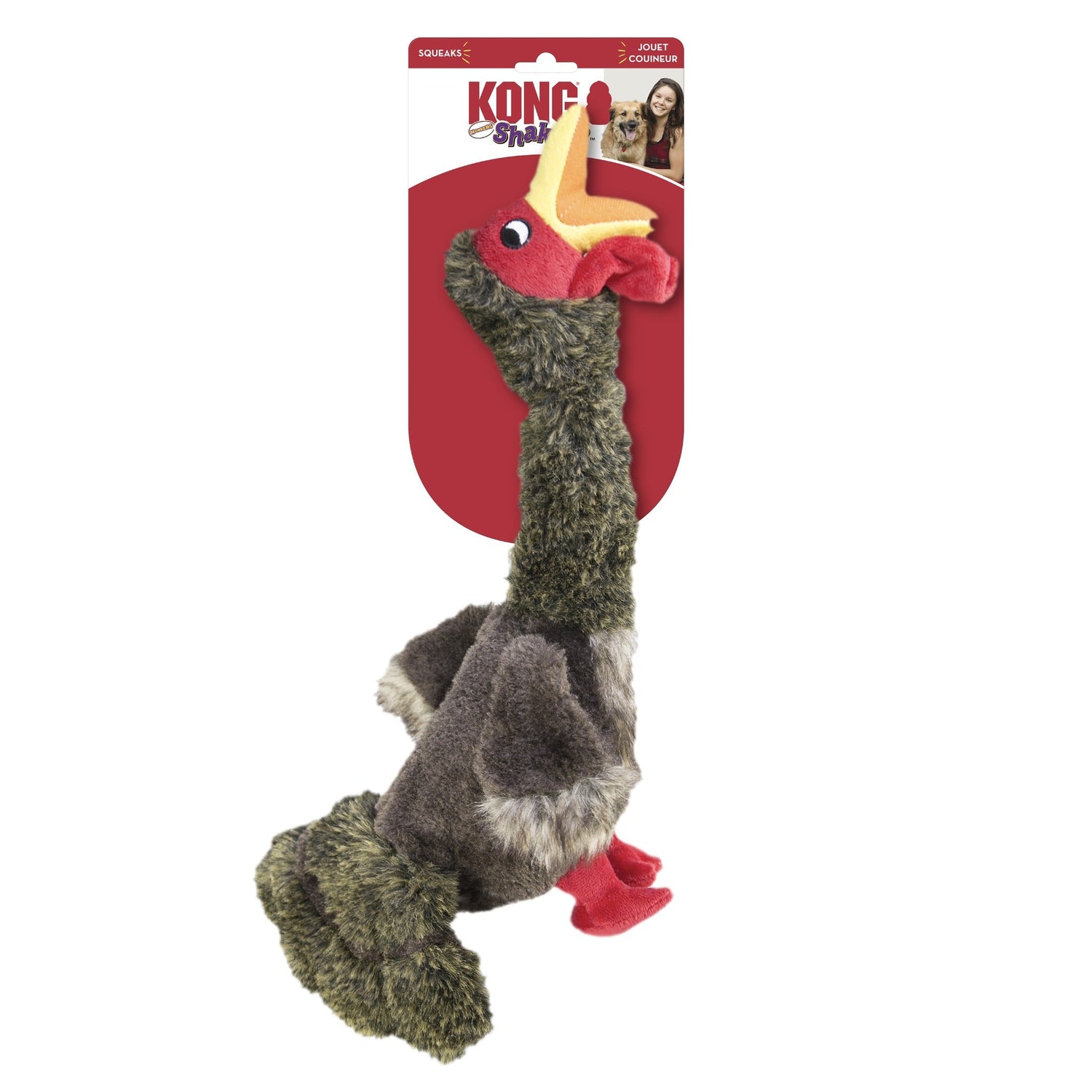 Kong Shakers Honkers Turkey, Hundespielzeug - Woofshack