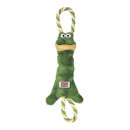 Kong Tugger Knots Frog, Hundespielzeug - Woofshack