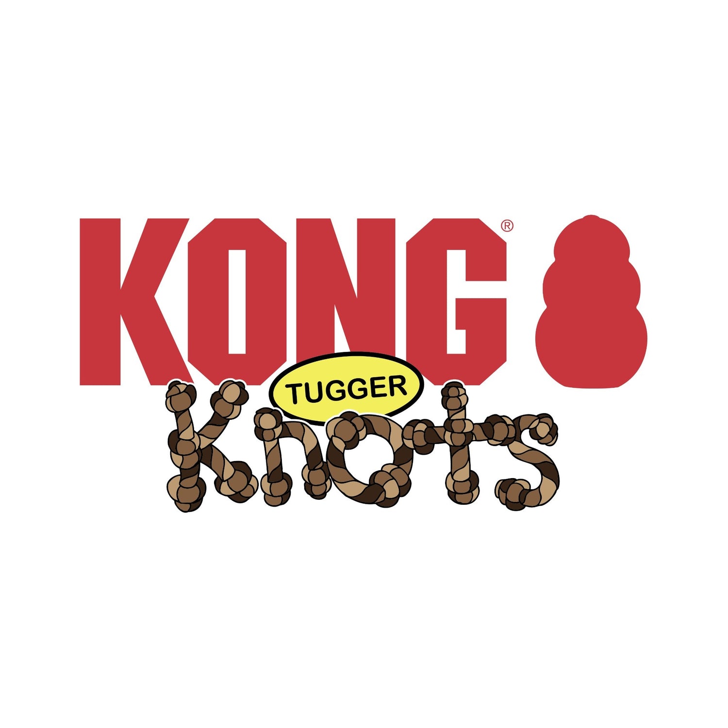 Kong Tugger Knots Frog, Hundespielzeug - Woofshack