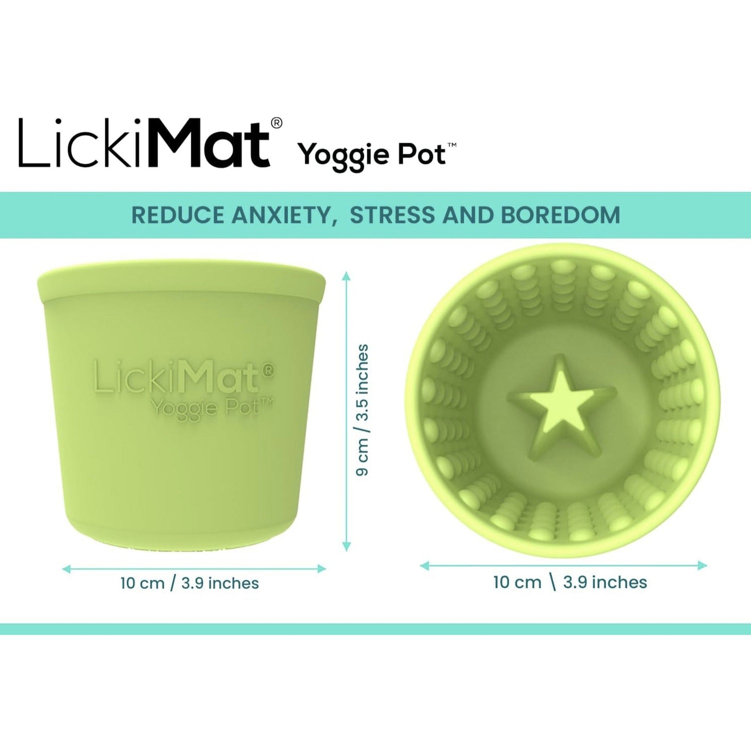 LickiMat Yoggie Pot, Anti - Schling Hundenapf - Woofshack