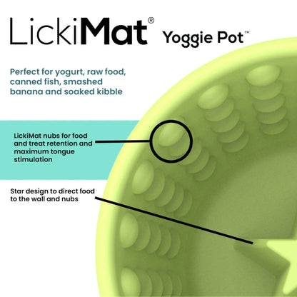 LickiMat Yoggie Pot, Anti - Schling Hundenapf - Woofshack