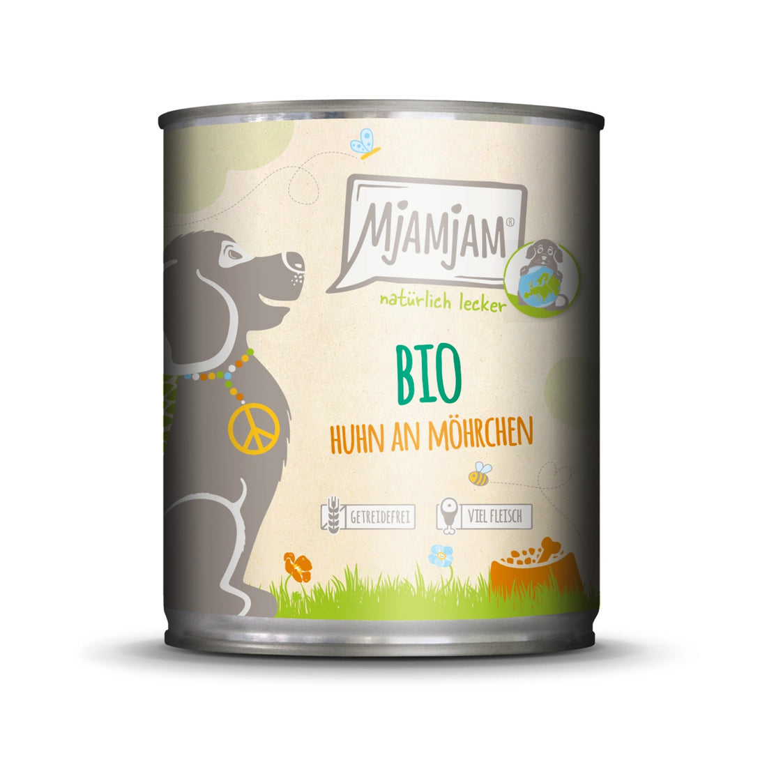 MjAMjAM BIO Huhn an Möhrchen - Hunde Nassfutter - Woofshack