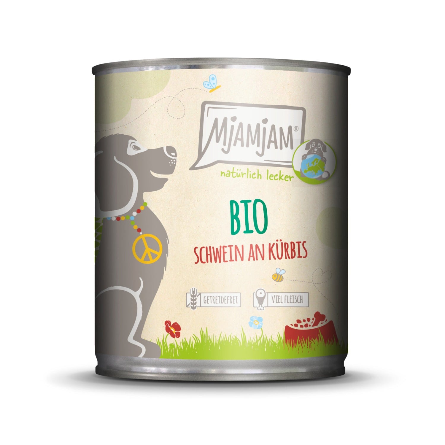 MjAMjAM BIO Schwein an Kürbis - Hunde Nassfutter - Woofshack