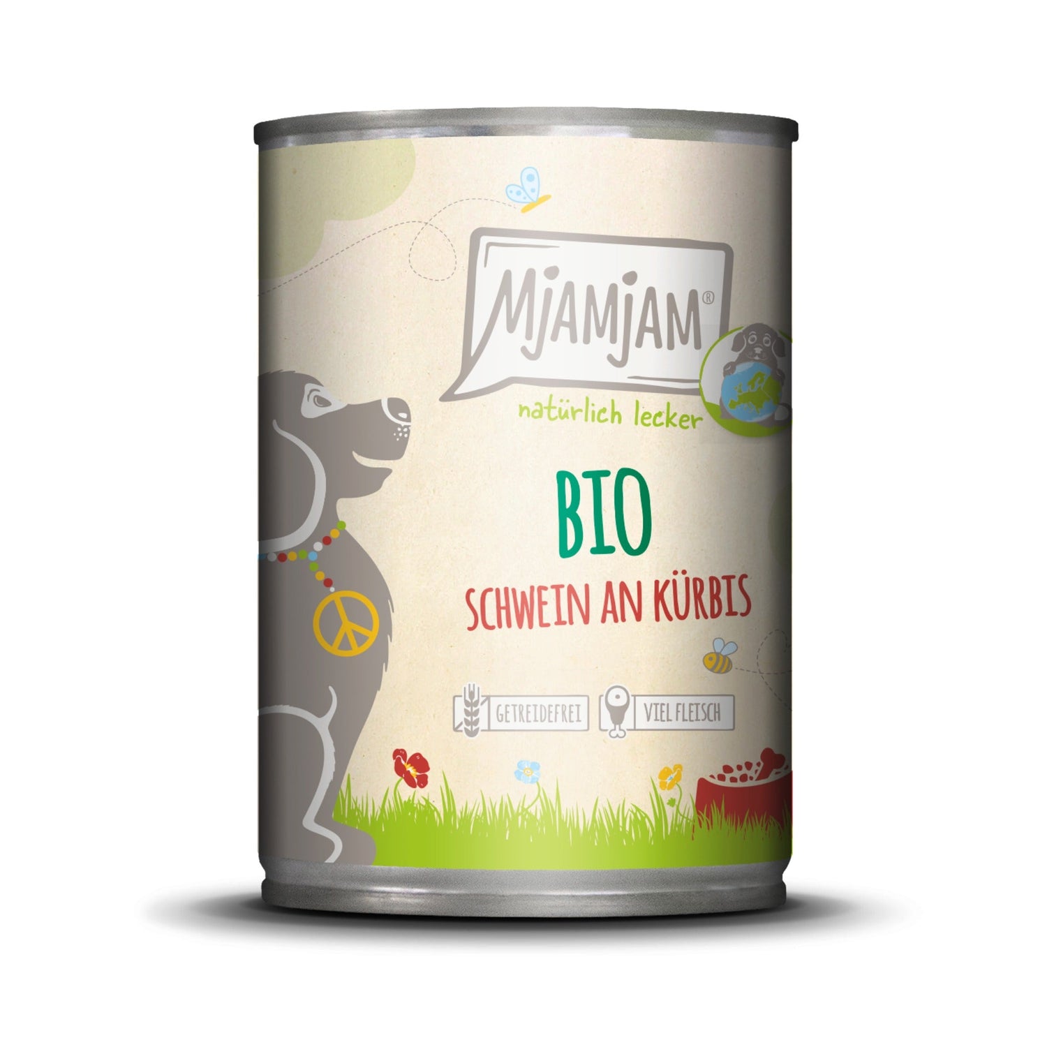 MjAMjAM BIO Schwein an Kürbis - Hunde Nassfutter - Woofshack