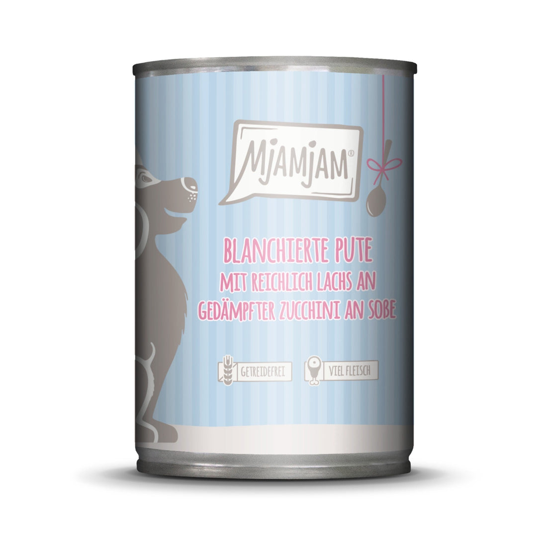 MjAMjAM Blanchierte Pute &amp; Lachs - Hunde Nassfutter - Woofshack