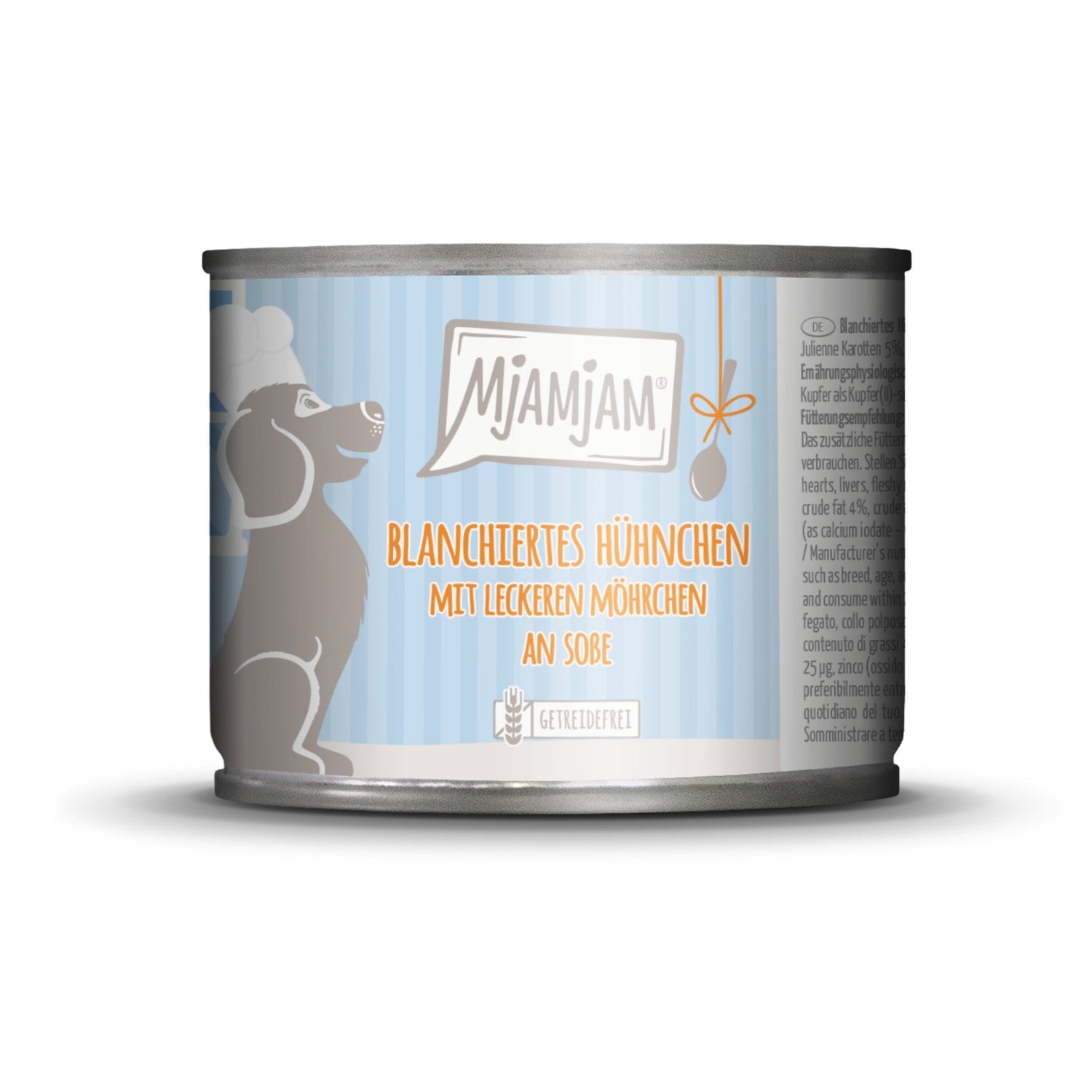 MjAMjAM Blanchiertes Hühnchen &amp; Möhrchen - Hunde Nassfutter - Woofshack