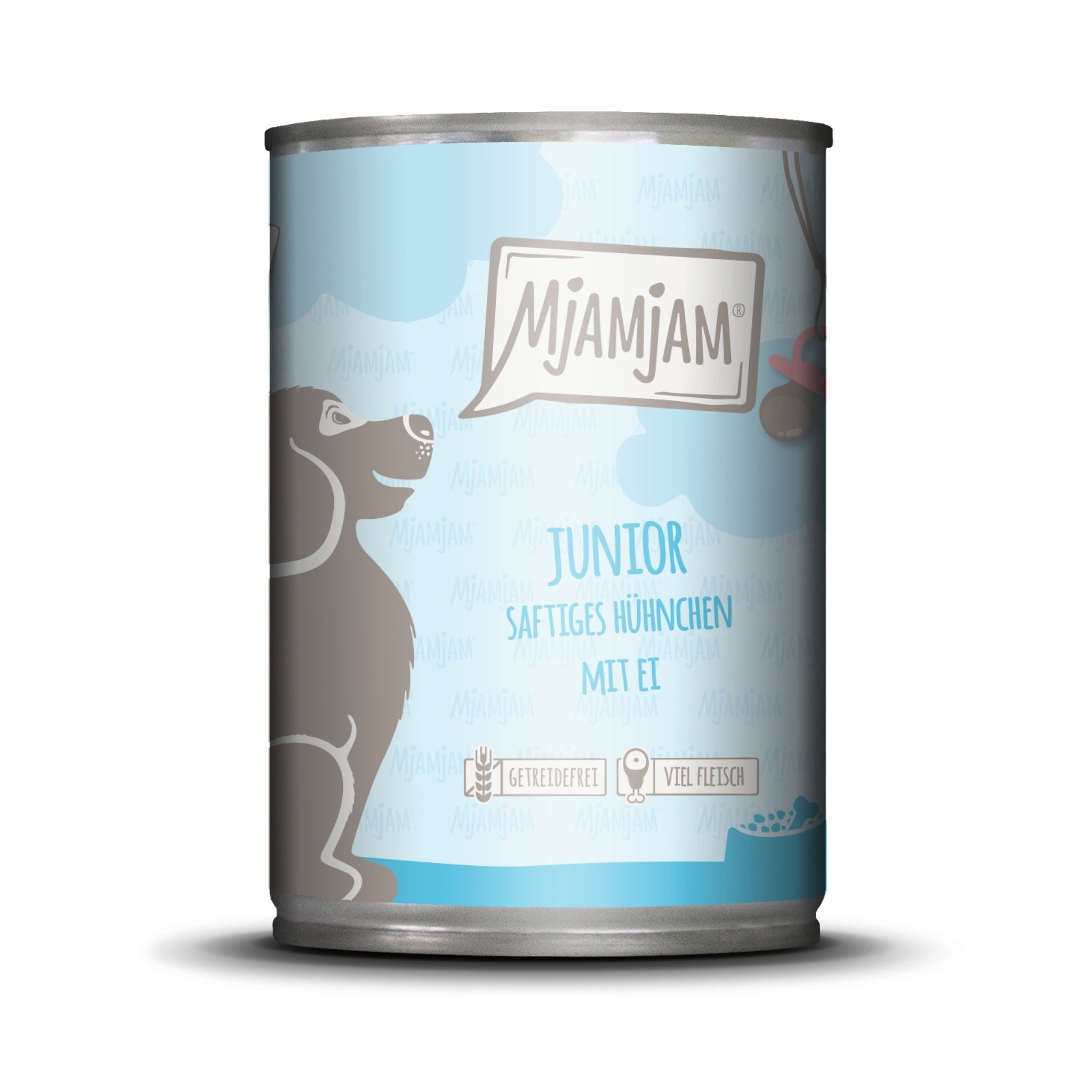 MjAMjAM Junior Hühnchen mit Ei - Welpen Nassfutter - Woofshack