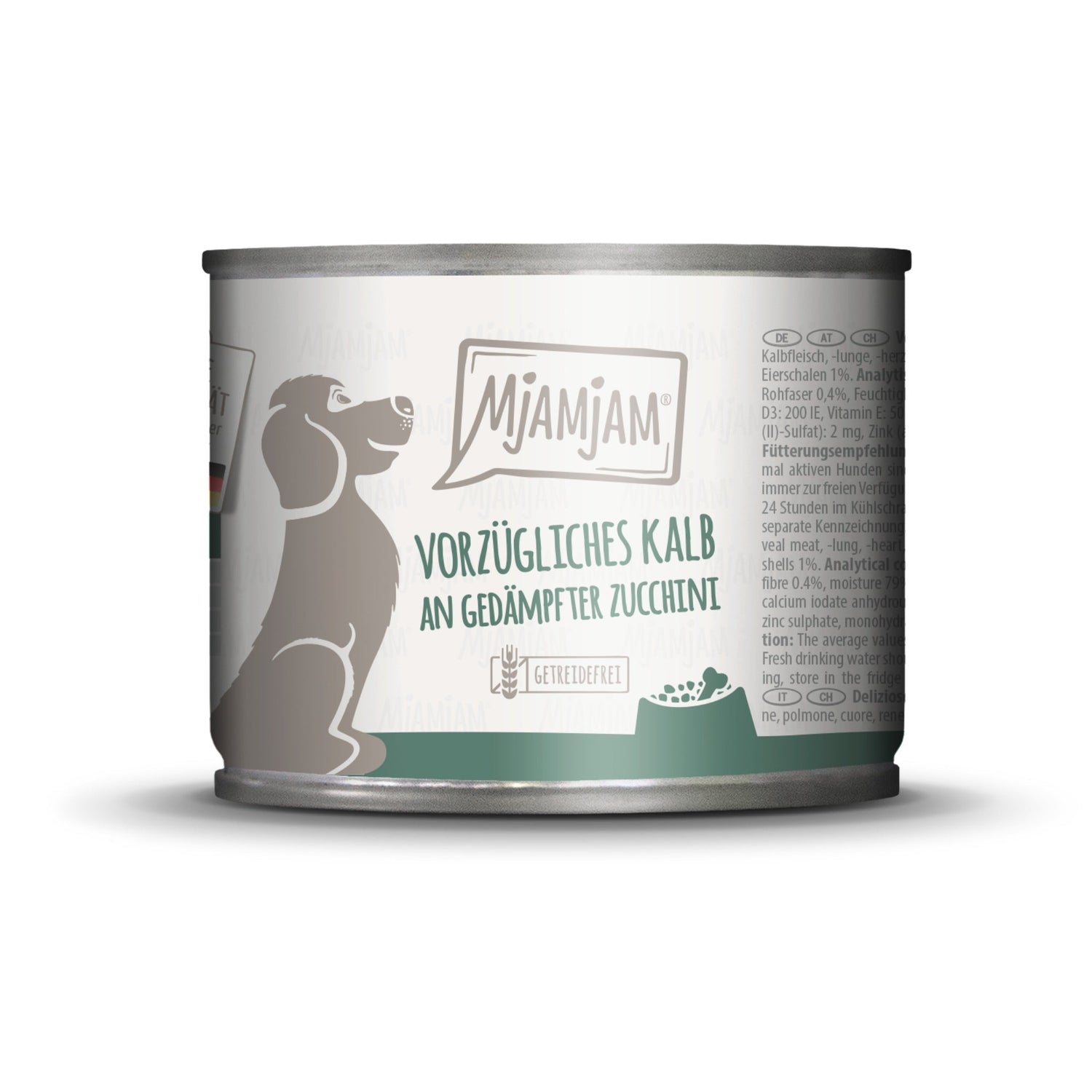 MjAMjAM Kalb &amp; Zucchini - Hunde Nassfutter - Woofshack