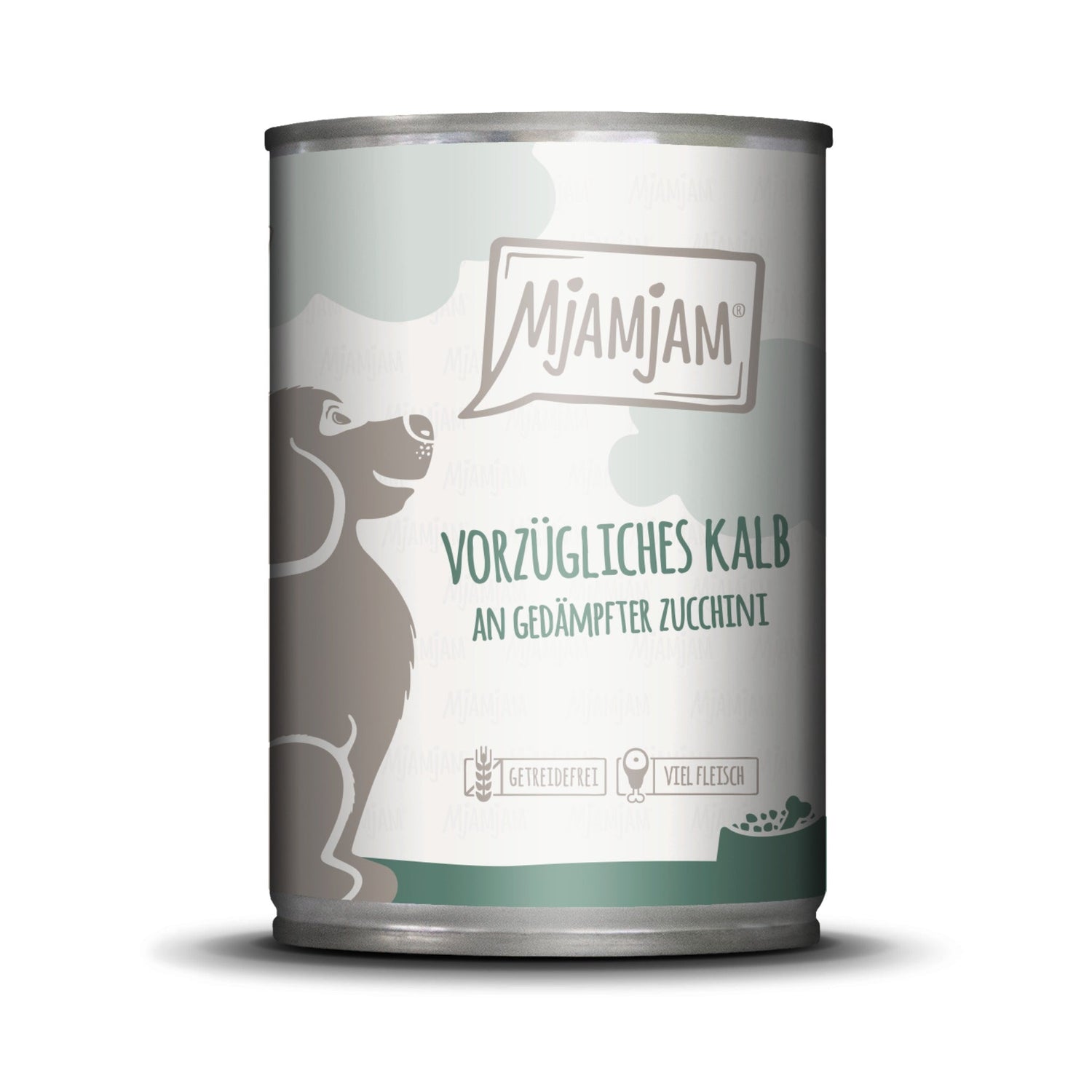 MjAMjAM Kalb &amp; Zucchini - Hunde Nassfutter - Woofshack