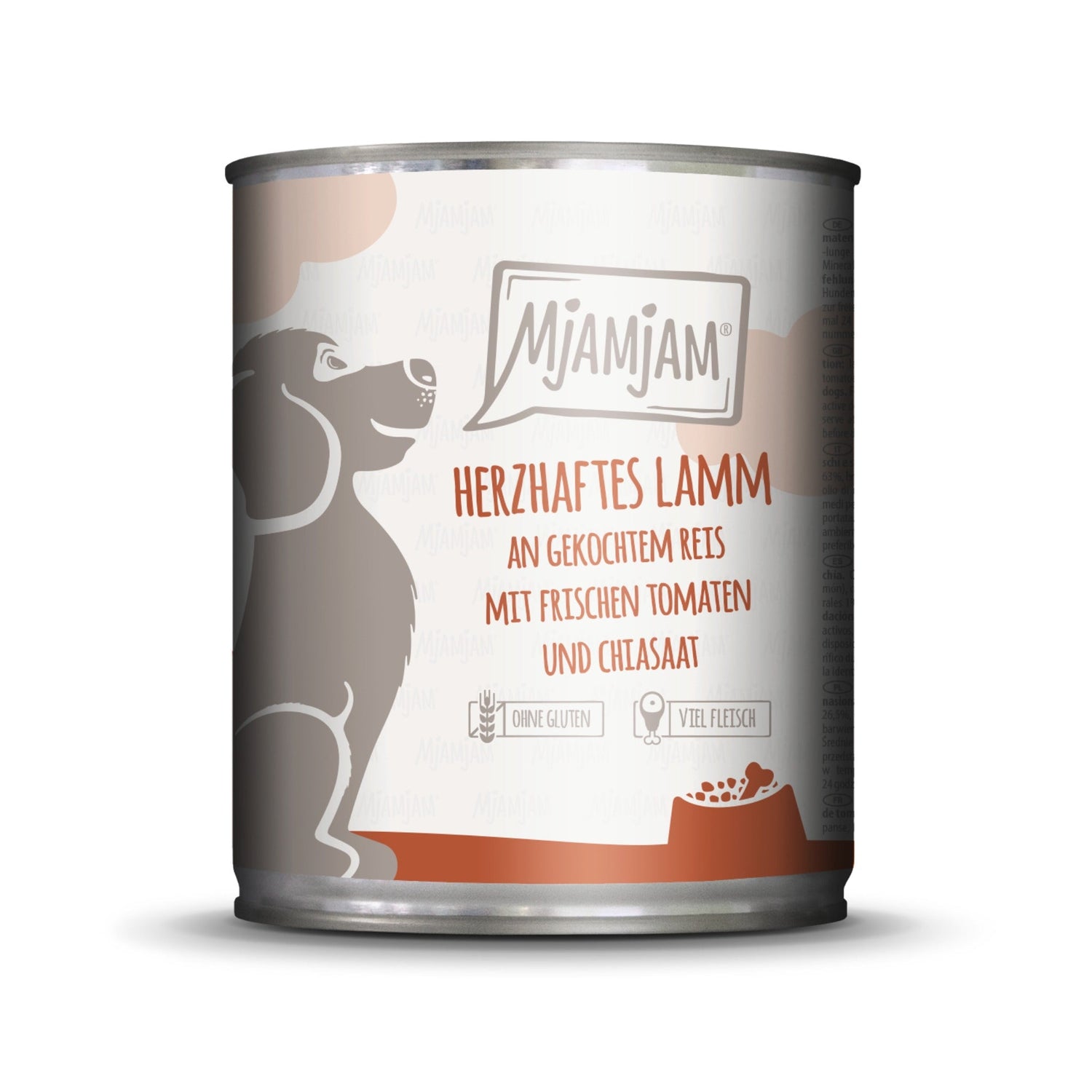 MjAMjAM Lamm, Reis &amp; Tomaten - Hunde Nassfutter - Woofshack