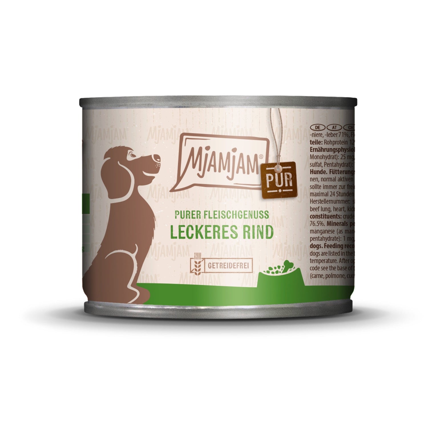 MjAMjAM Leckeres Rind Pur - Hunde Nassfutter - Woofshack