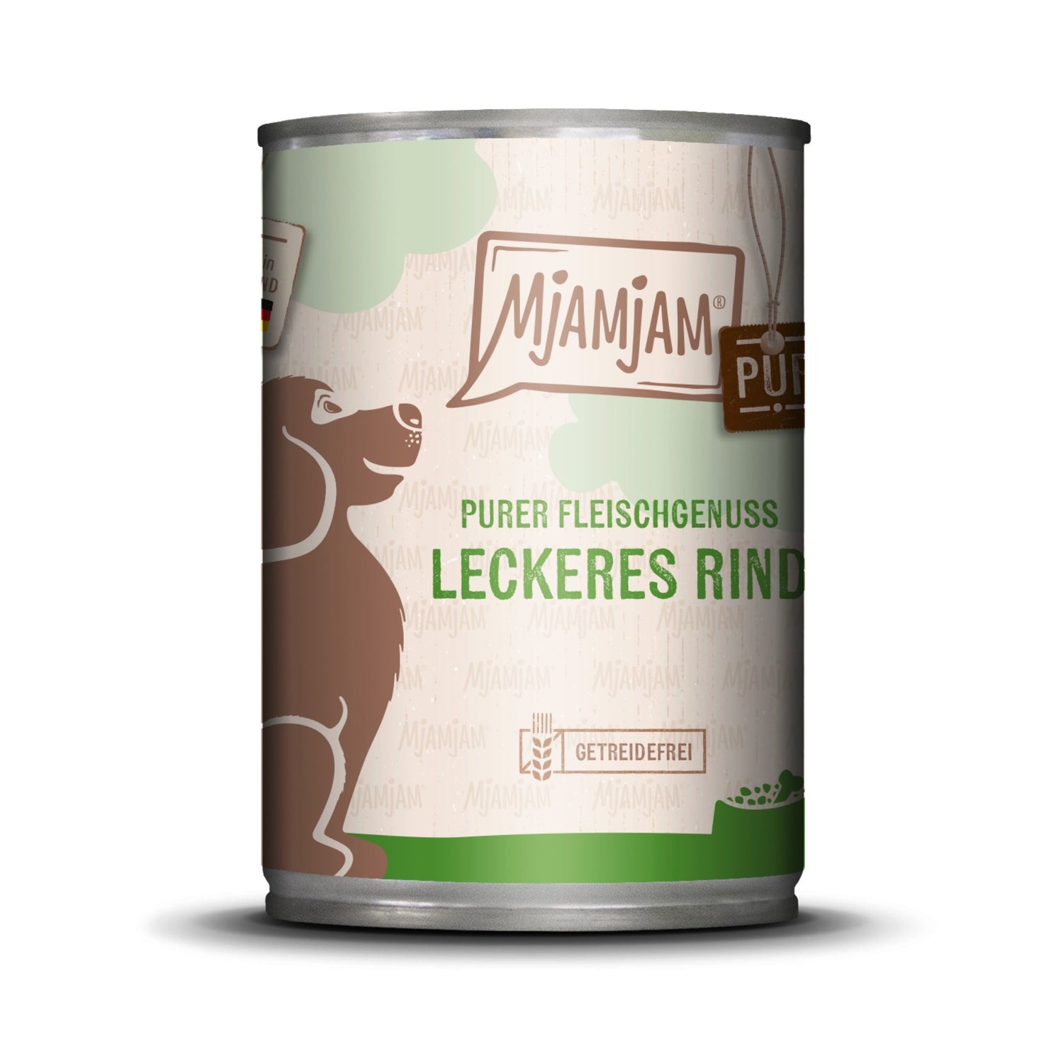 MjAMjAM Leckeres Rind Pur - Hunde Nassfutter - Woofshack