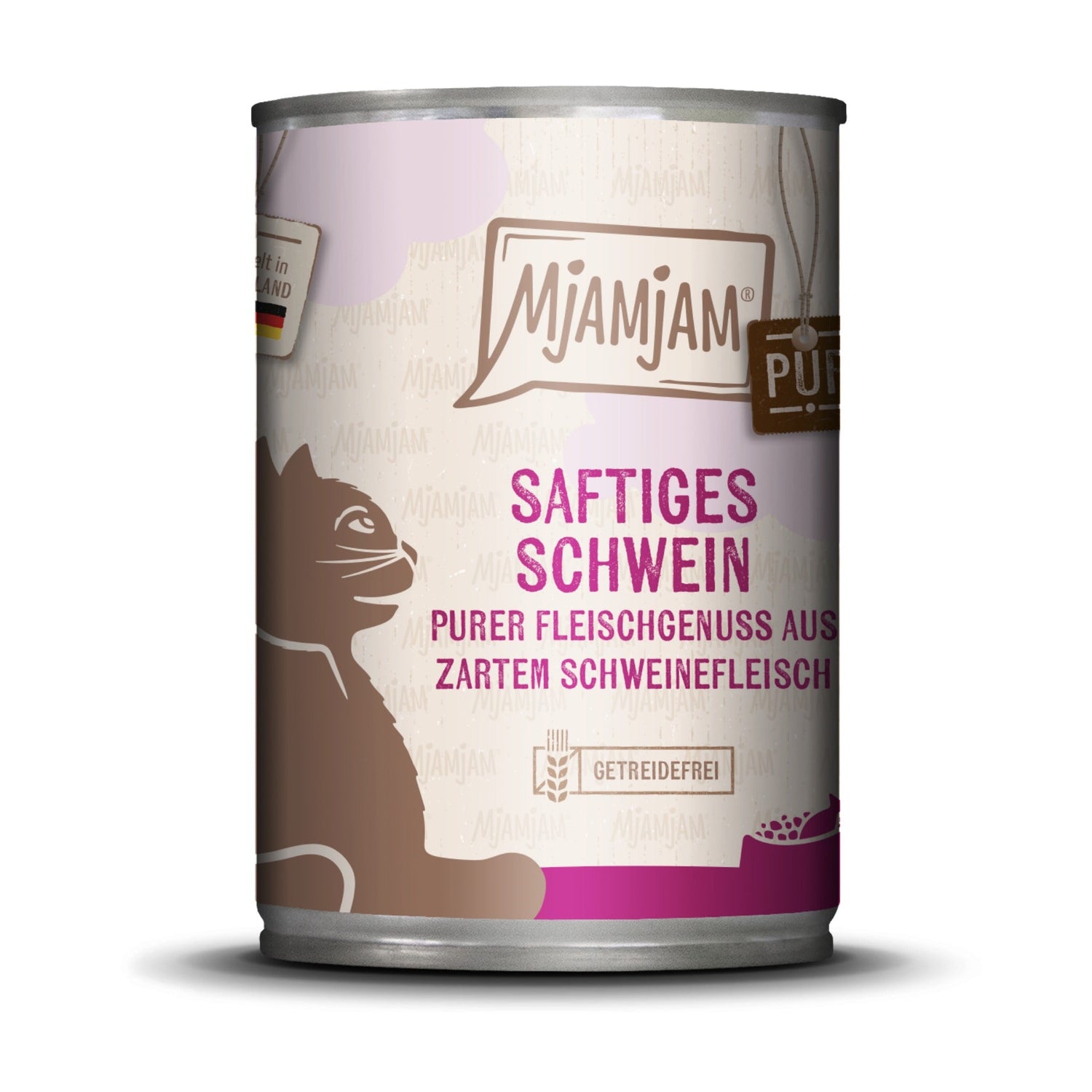 MjAMjAM Schwein Pur - Katzen Nassfutter - Woofshack