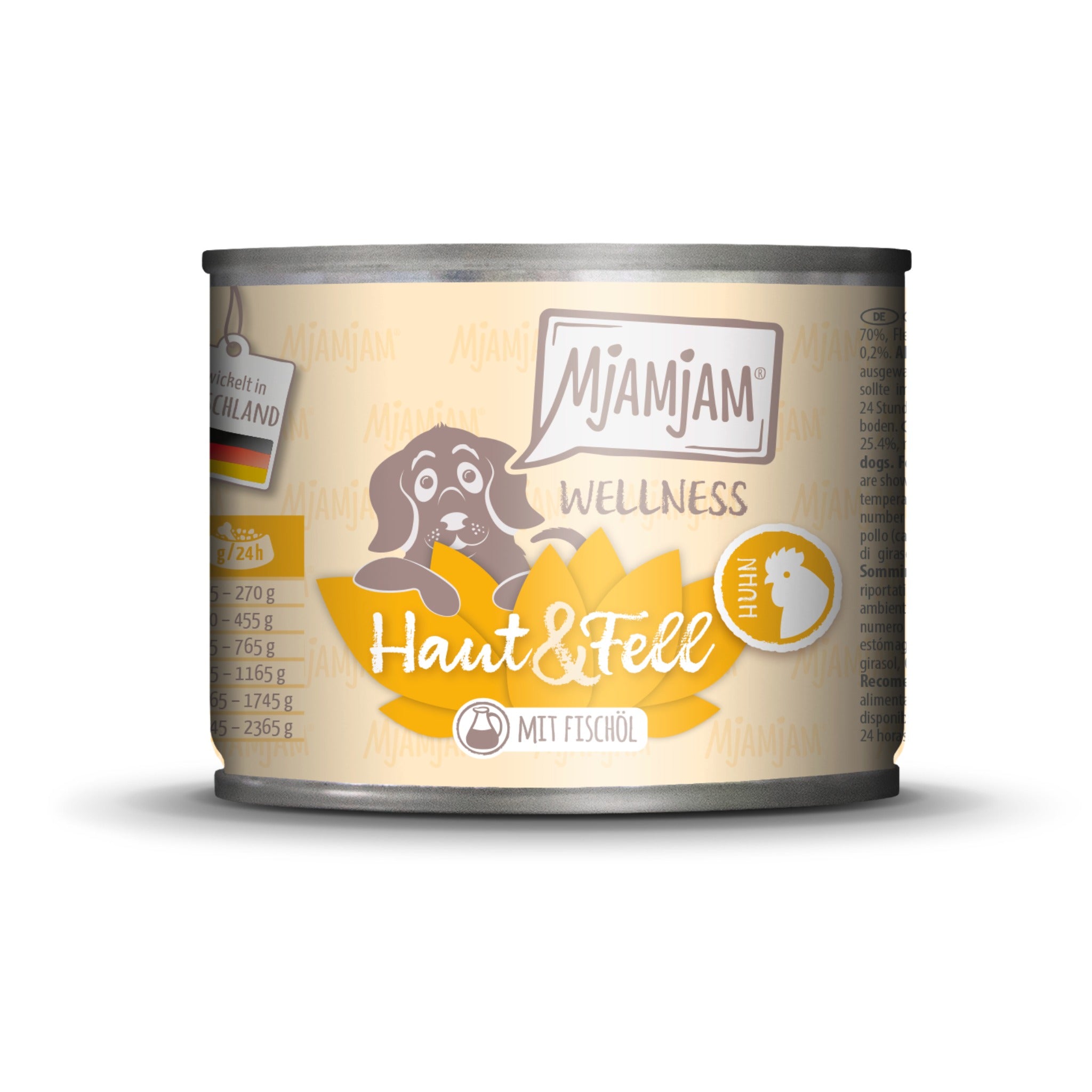 MjAMjAM Wellness Haut &amp; Fell Huhn - Hunde Nassfutter